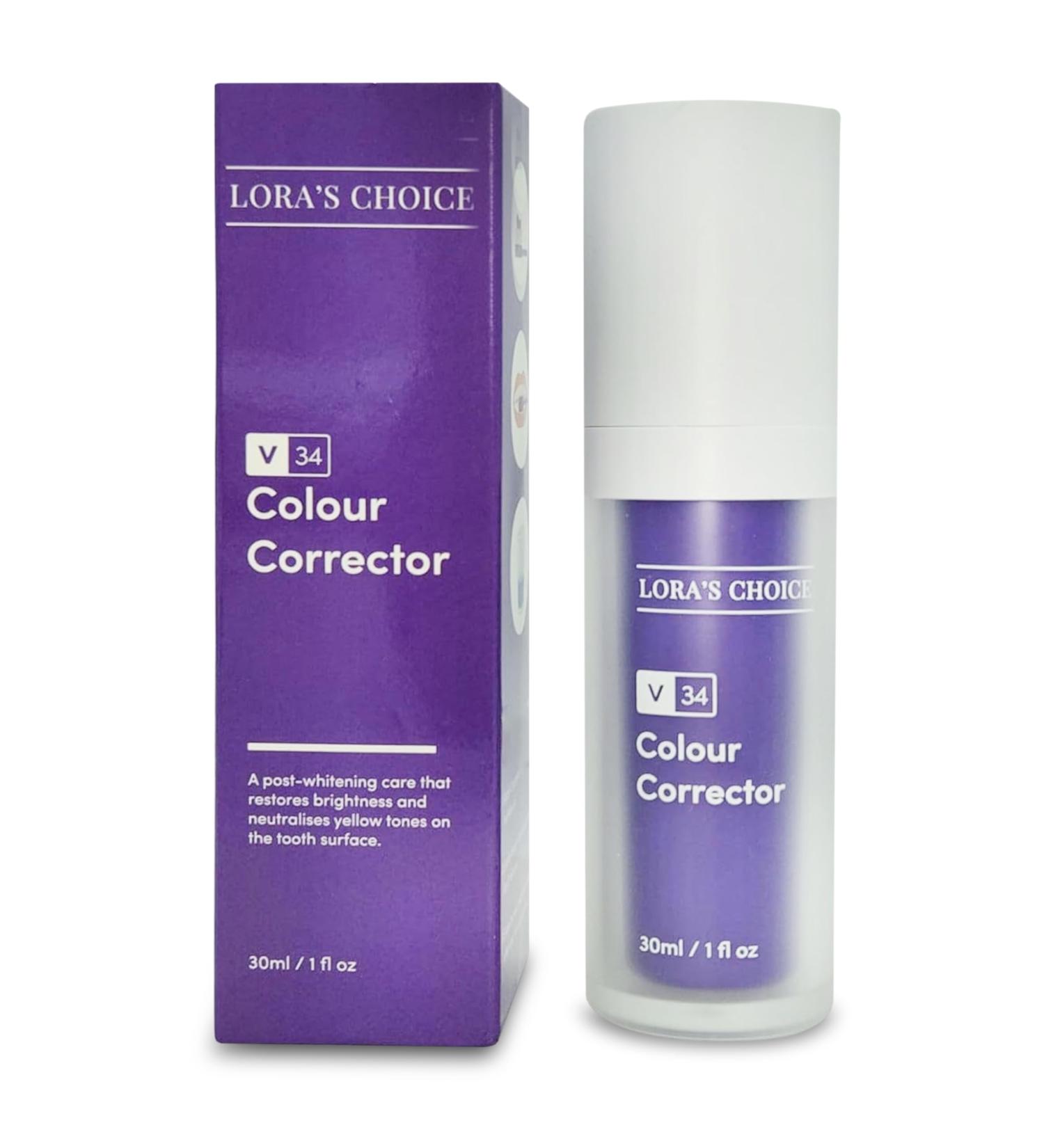 GOODY 2'S Lora Choice V34 Purple Toothpaste Tooth Stain Concealer Teeth Whitening Booster Color Correcting Serum for Brighter Teeth 30ml - Buy Online on GoSupps.com