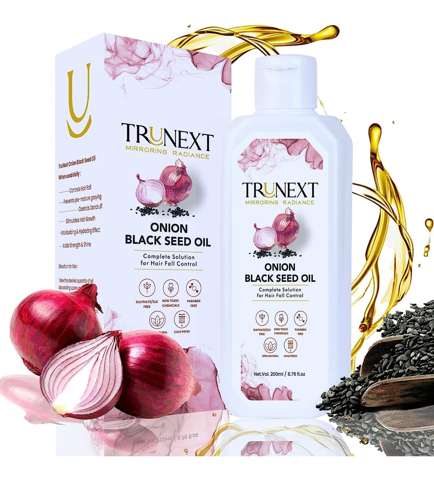  QURA QURA Onion Oil for Hair Growth and Hair Loss Control Made from Black Onion Seeds 200 ml - Buy Online on GoSupps.com