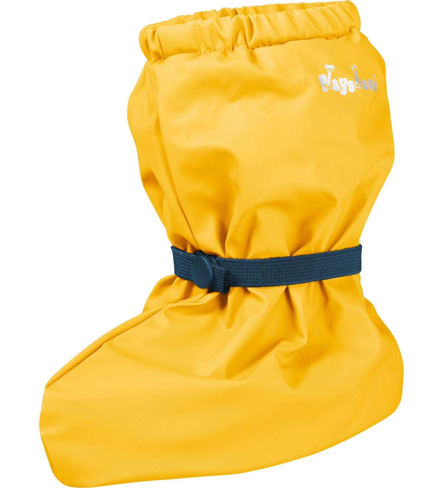 Playshoes Unisex Kid's Waterproof Fleece-Lined Footies in Small Yellow - Buy Online on GoSupps.com