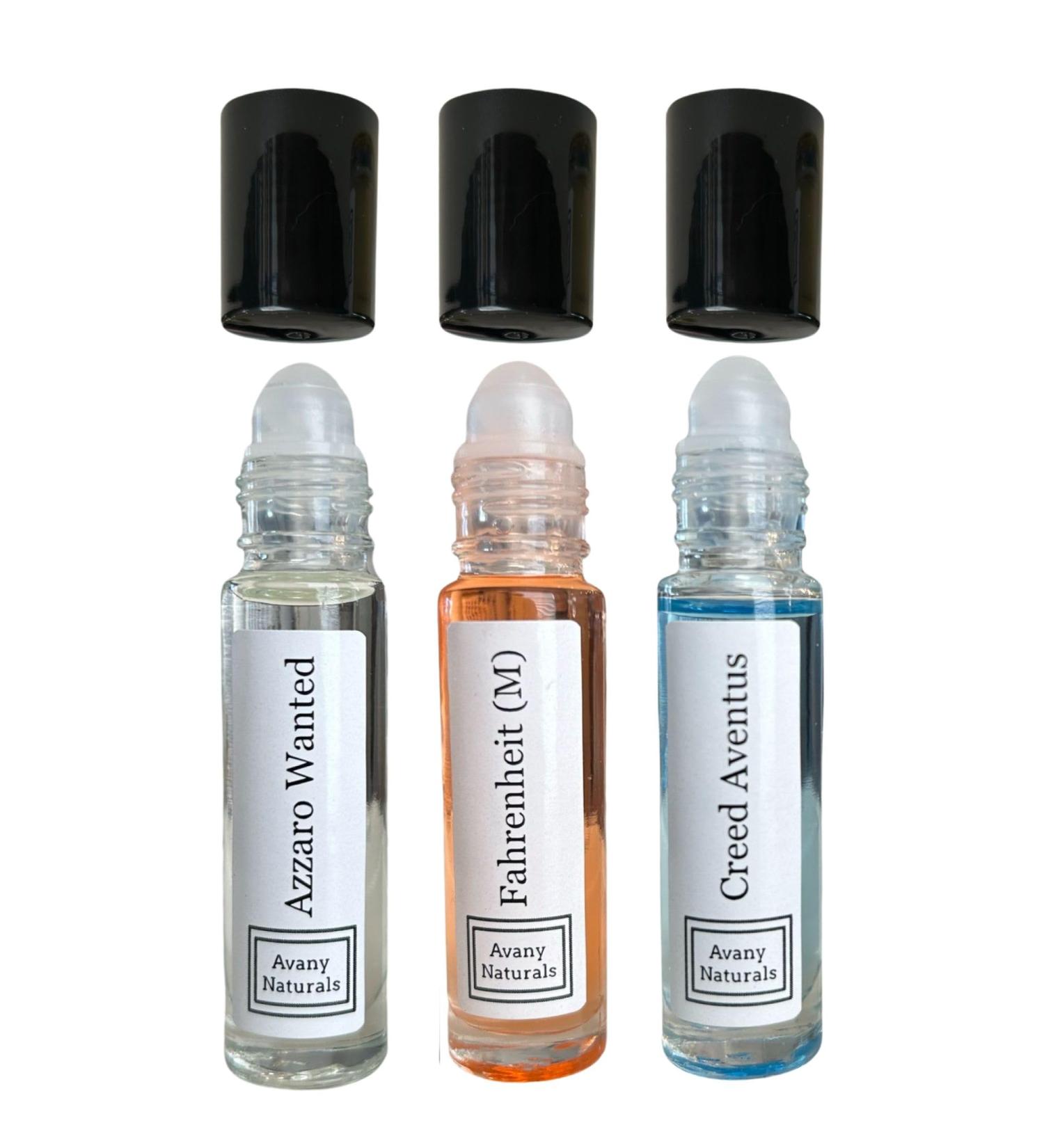 Masculine Trio Mens Fragrance Men Cologne Concentrated fragrances Roll on Body Oil for Men Perfume Oil Alcohol Free Fragrance Gift For Men (Masculine Collection) Mens Set #2 - Buy Online on GoSupps.com