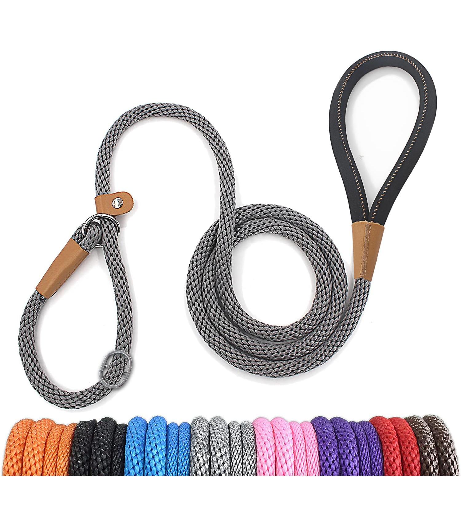 Buy Lynxking Tow Lines for Dogs | Durable Dog Leash for Small Medium & Large Breeds | Gray 1.3cm x 180cm | International Shipping Available - Buy Online on GoSupps.com