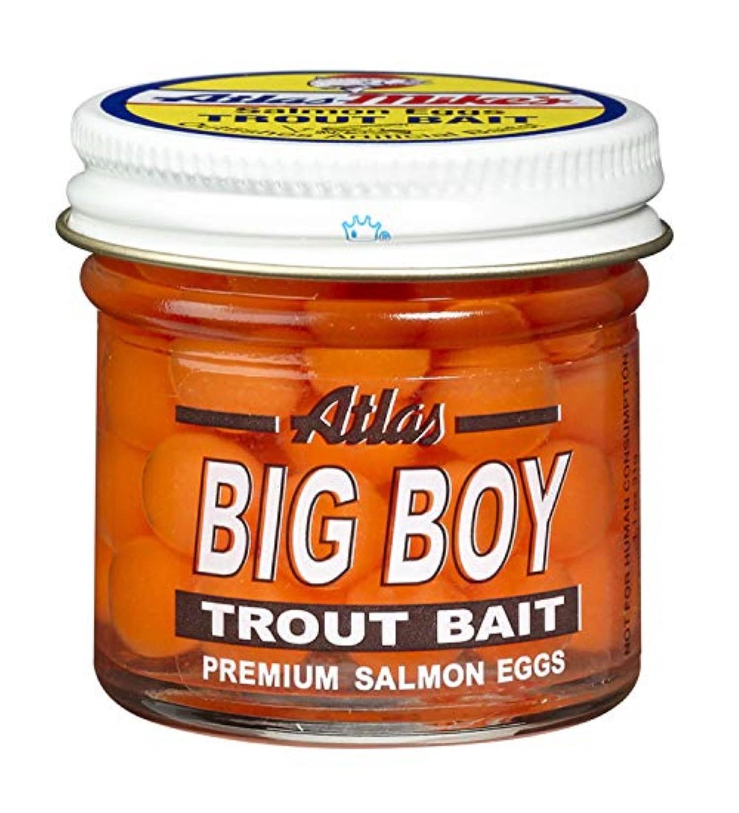 Atlas Fishing Lure Big Boy Salmon Eggs Orange