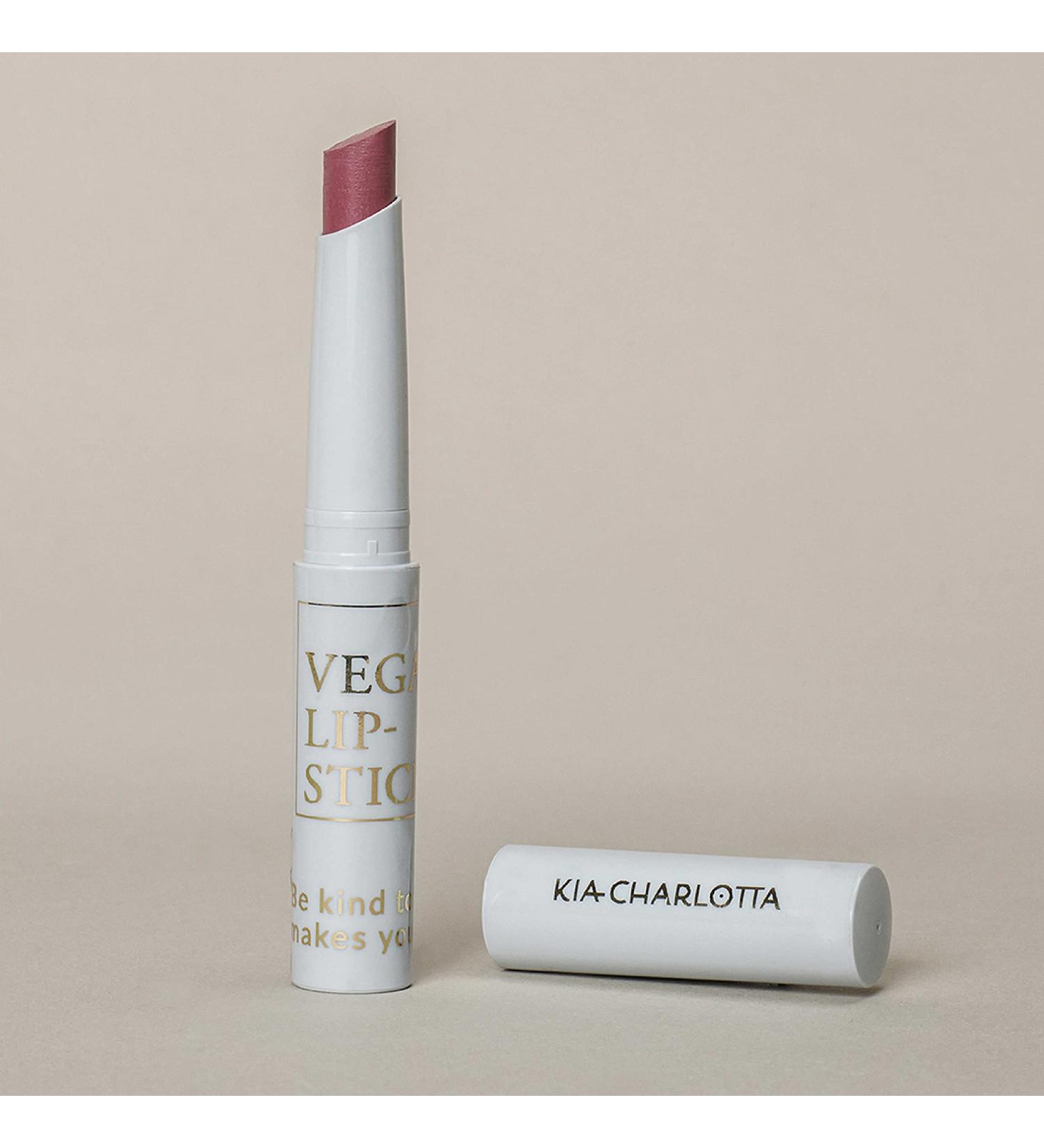 Vegan Lipstick (Rosewood) - 100% Natural & Recyclable | Eco-Friendly Cosmetics Made in Germany - Buy Online on GoSupps.com