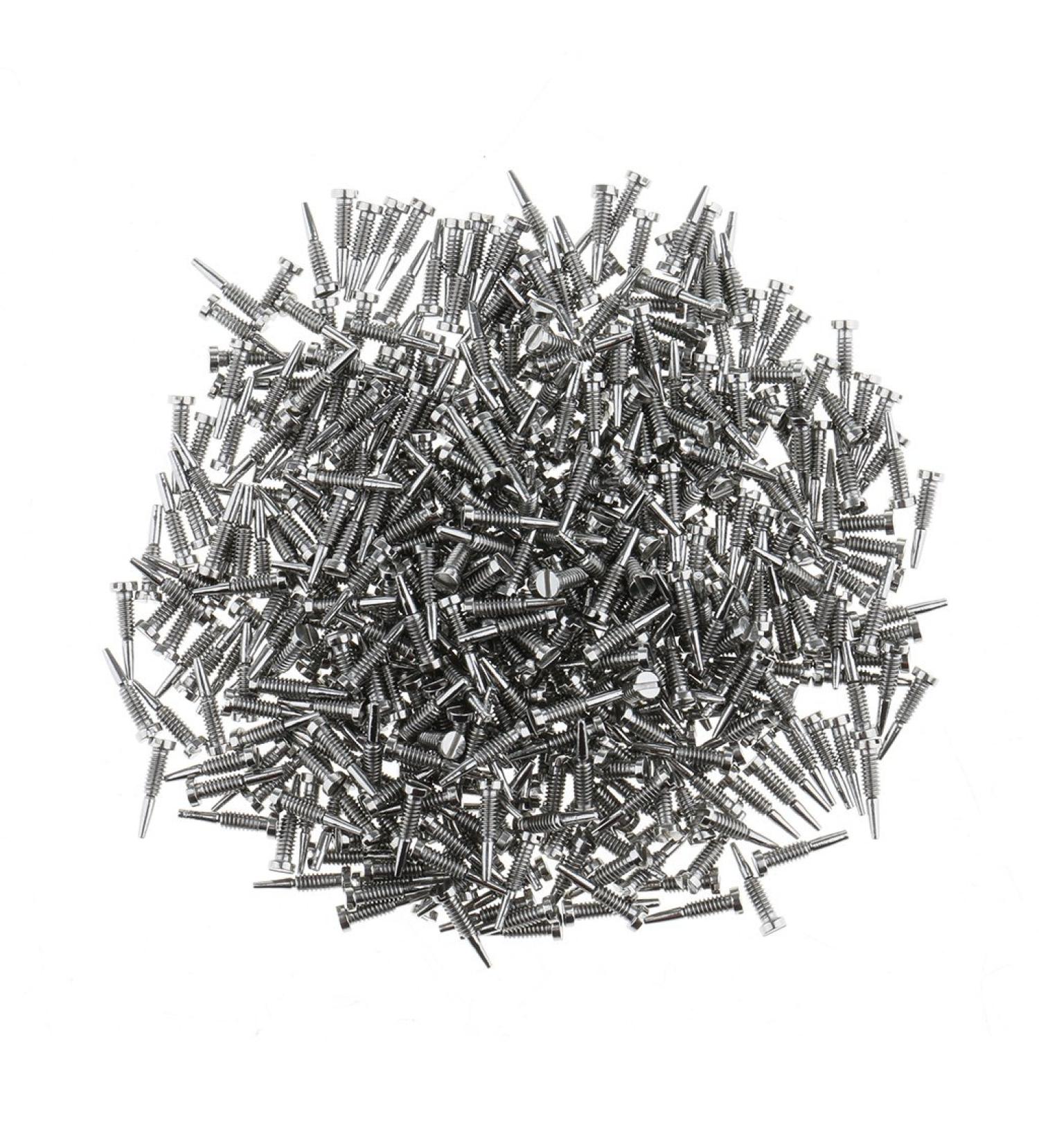harayaa Screw Spring Hinge Repair Kit for Small Glasses Eyewear Silver 2.0x1.4x7.0mm - Buy Online on GoSupps.com