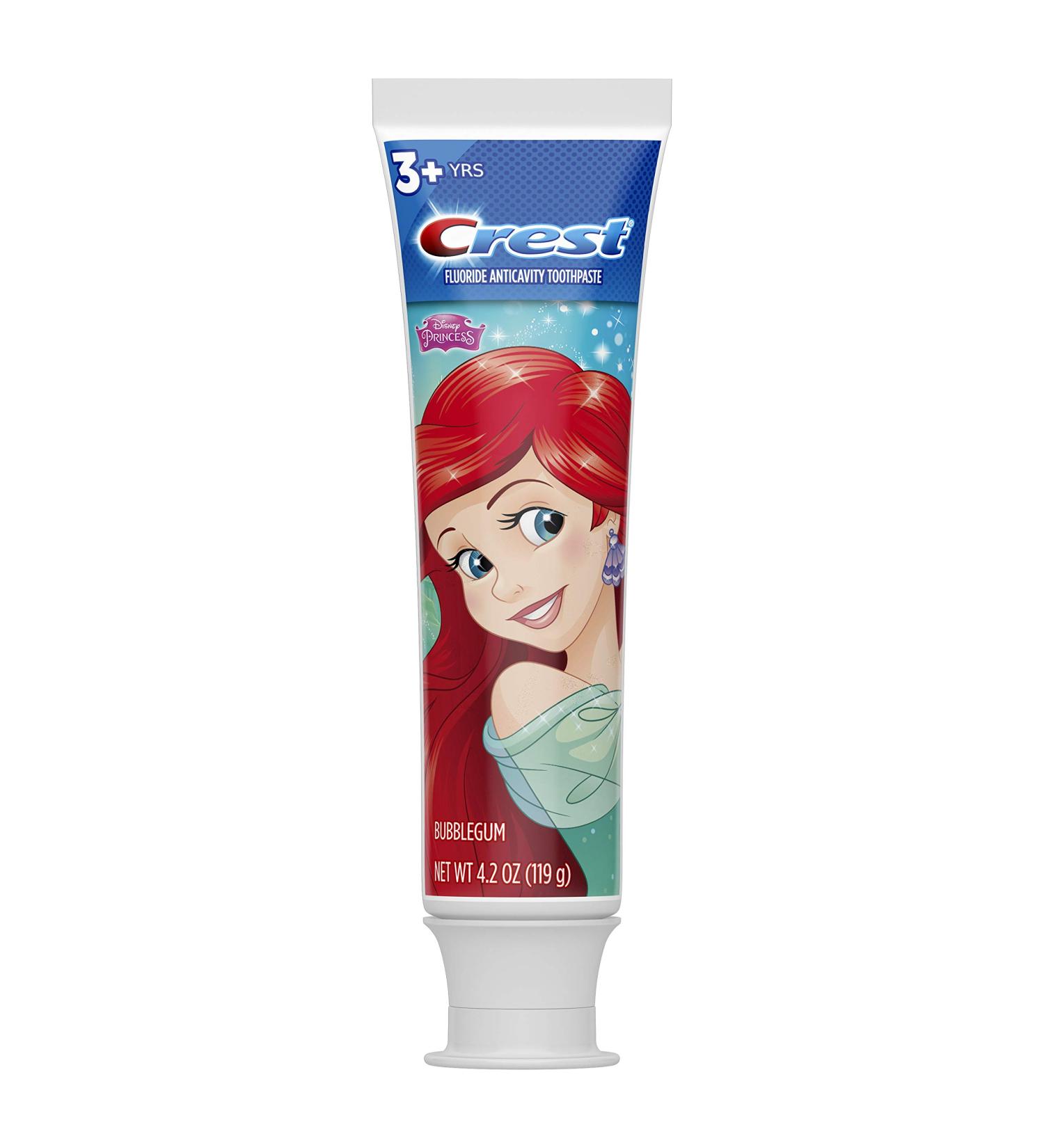 Crest Pro-Health Stages Disney Princess Toothpaste Bubble Gum 4.20 oz (Pack of 6) - Images May Vary
