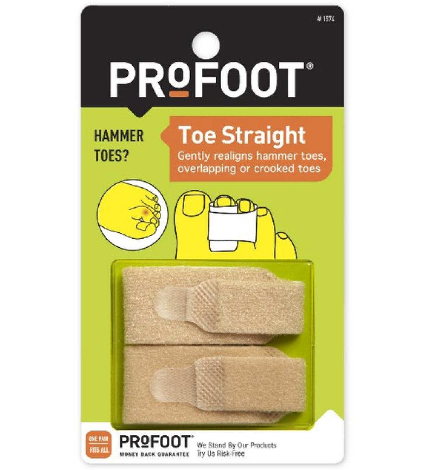 ProFoot Toe Straight Hammertoe Wrap 1 pair (Pack of 4)