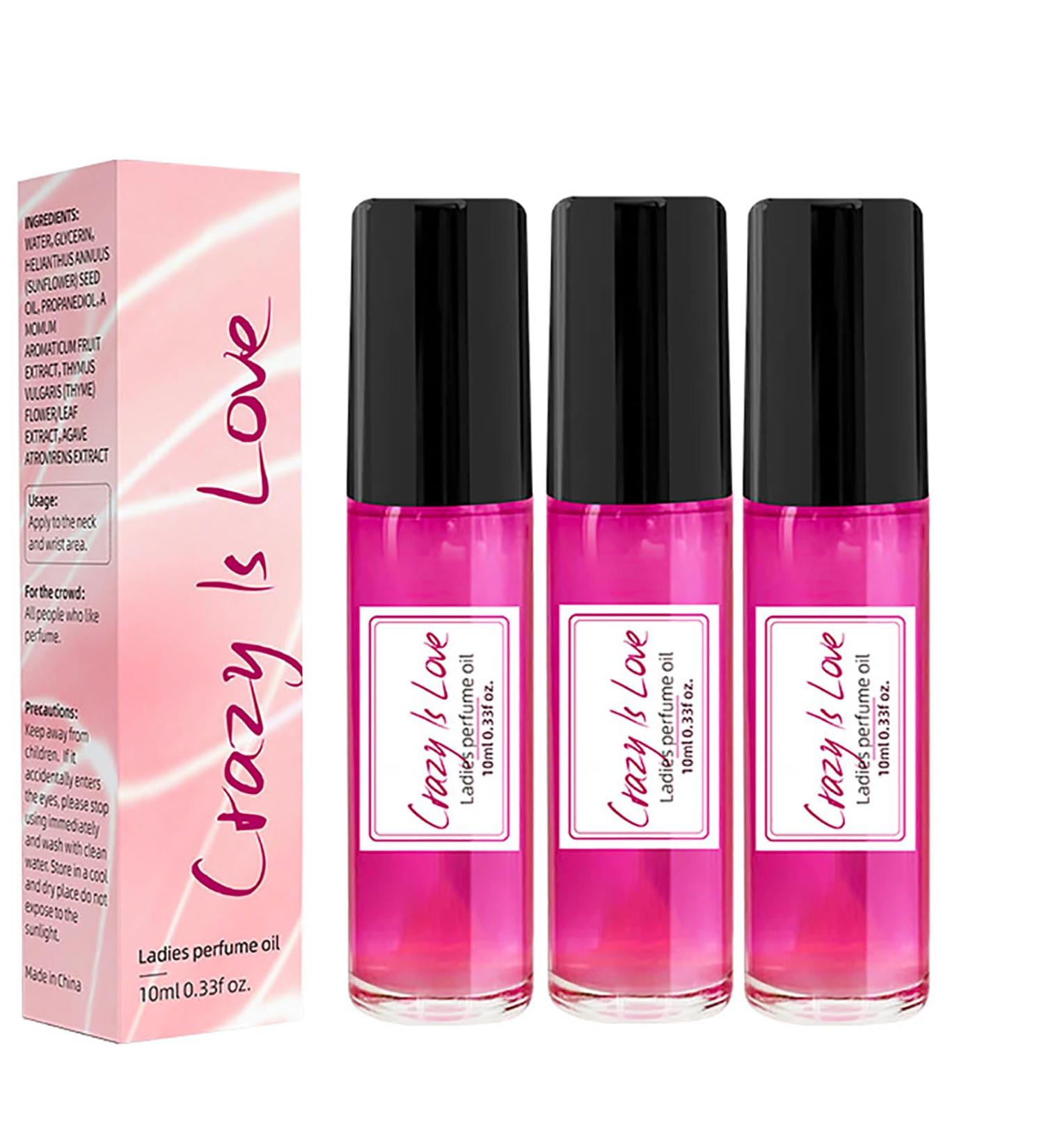 Crazy in Love Pheromone Oil Crazy In Love Roll On Oil Long-lasting fragrance Alcohol-free (3pcs) - Buy Online on GoSupps.com