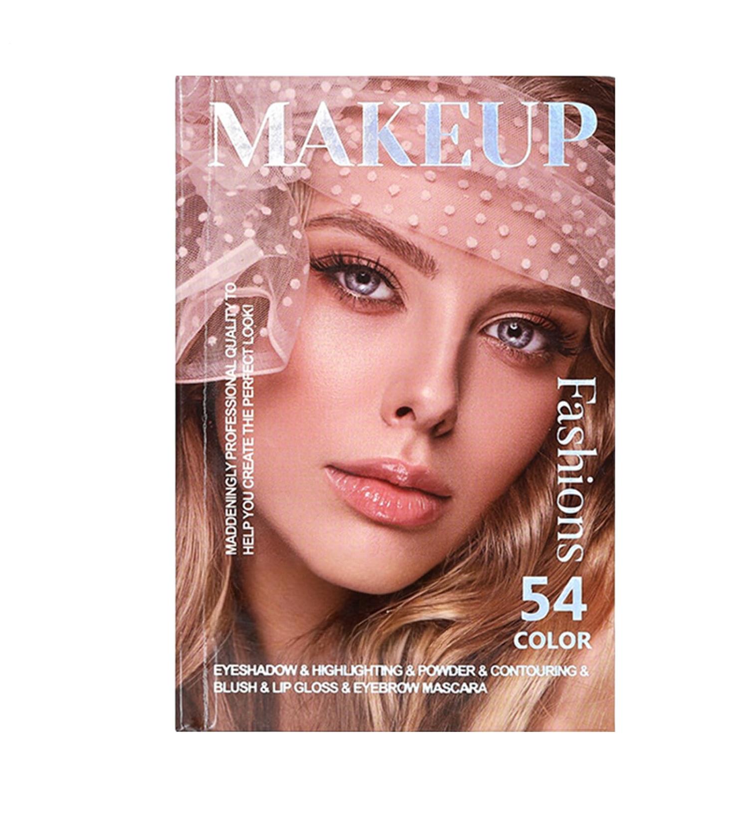 Palette De Maquillage Livre | Tenue Longue Dur e et Pigmentation Intense Palette Maquillage Pliable Style Livre - Pour Filles Adultes D butants Maison Quotidien D placements Rendez-vous - Buy Online on GoSupps.com