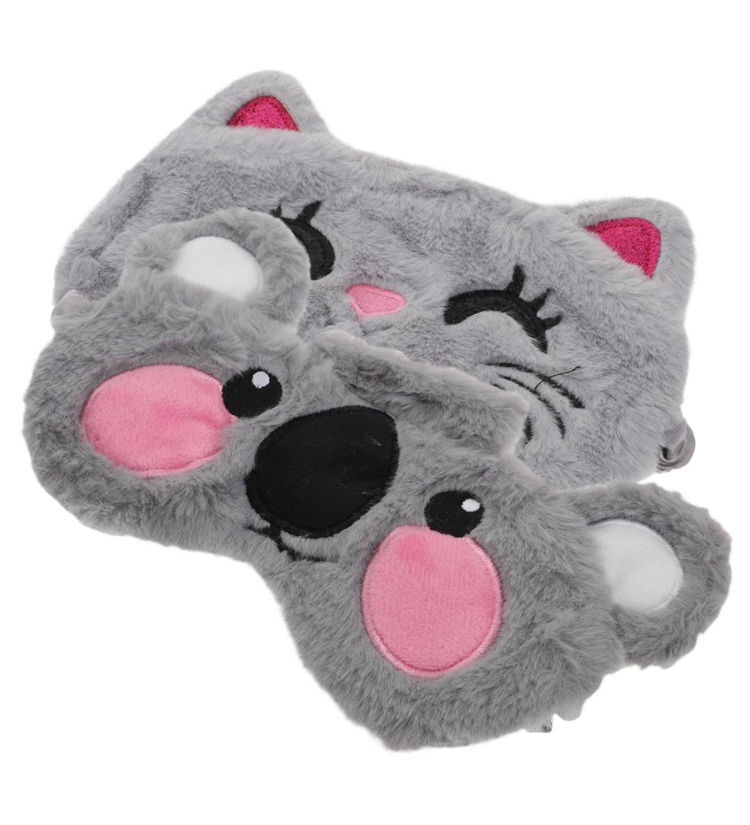 2pi ces Masques de Sommeil Peluche Cache- il avec Bandeaux Motifs Jolis Masques Occultants pour Sommeil Profond - Buy Online on GoSupps.com