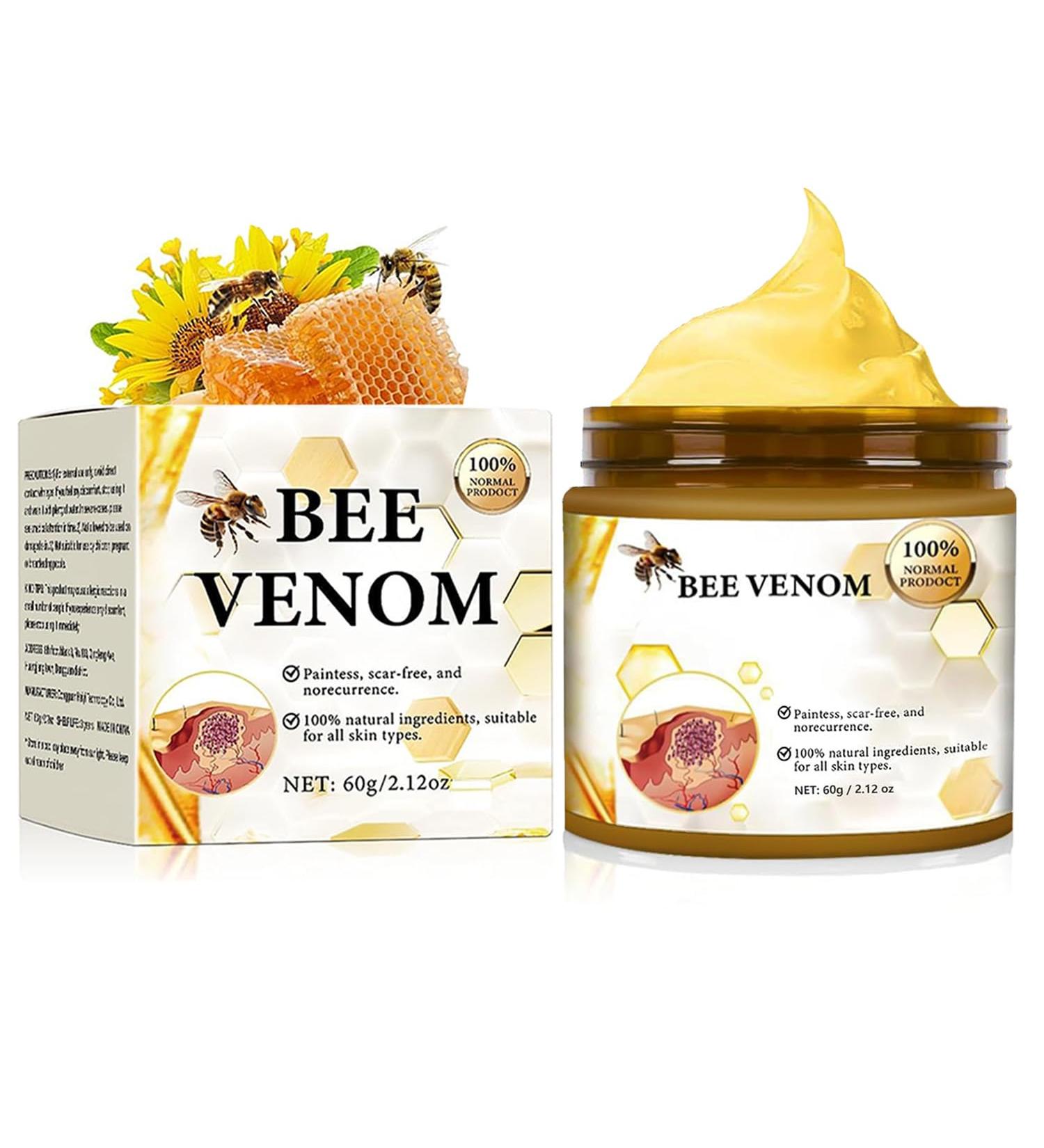 Buy Bee Venom Cream - Hydrating Moisturizing Cream for All Skin Types | 2024 Professional Formula - Buy Online on GoSupps.com