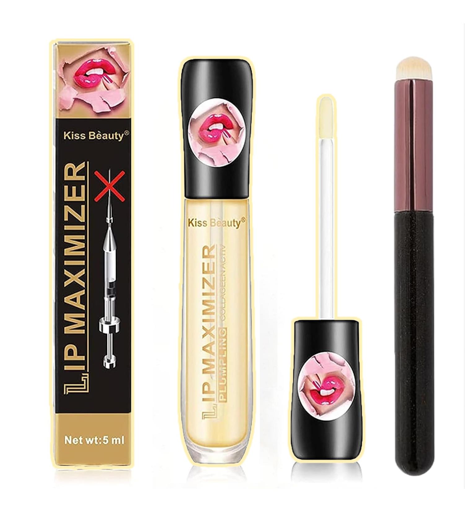 Nnbwlmaee Alicroplct Vitamin E Lip Serum | Natural Lip Plumper & Care | Instant Lip Filler (1PC) - Buy Online on GoSupps.com