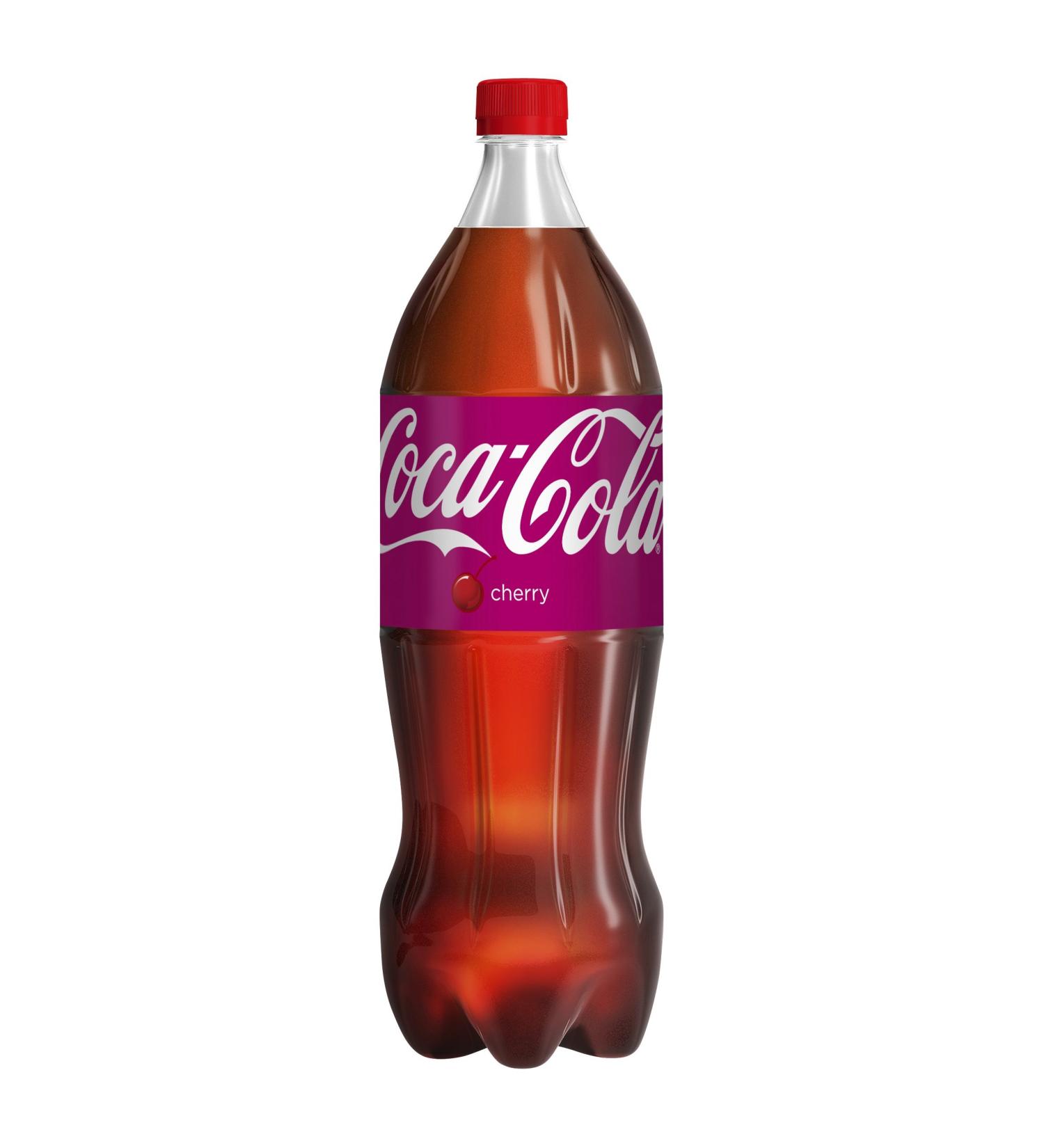 Coca-Cola Cherry 1.75L - Refreshing Cherry Flavored Soda - Pack of 1 - Buy Online on GoSupps.com