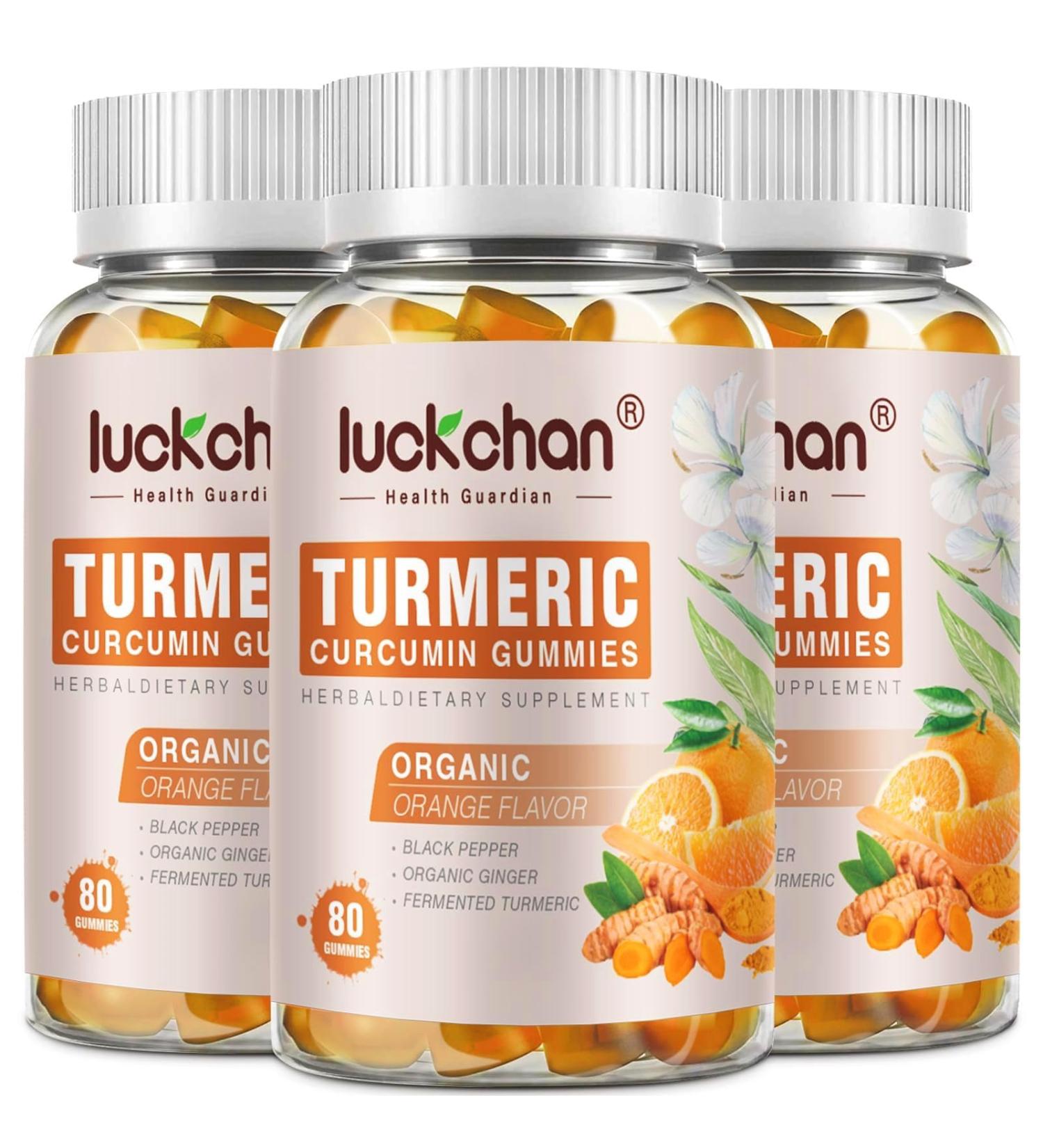 (3 Packs) Turmeric Curcumin Gummies - Buy Online on GoSupps.com