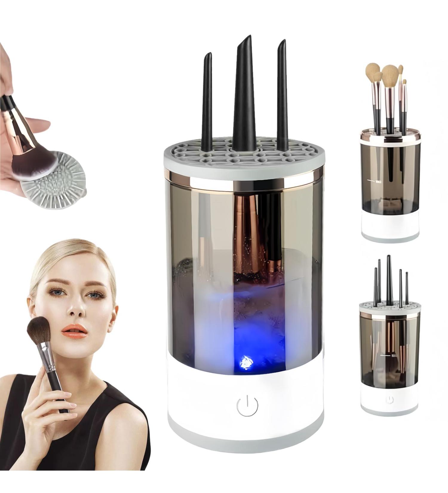 Electric Makeup Brush Cleaner & Dryer | USB Charging - All Size Brush Cleaner & Mat - Buy Online on GoSupps.com