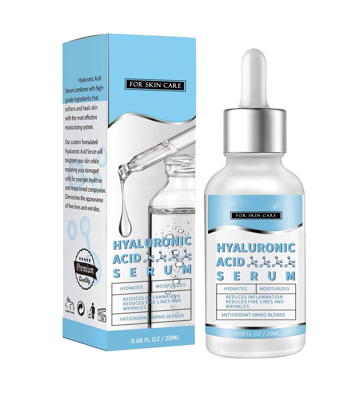 Hyaluronic Acid Serum - Face Serum for Women - Hydrating Serum - Hyaluronic Acid Serum for Face - Dark Spot Correcting Glow Serum Face - Smooth Skin Care Face Serum 20ml - Buy Online on GoSupps.com