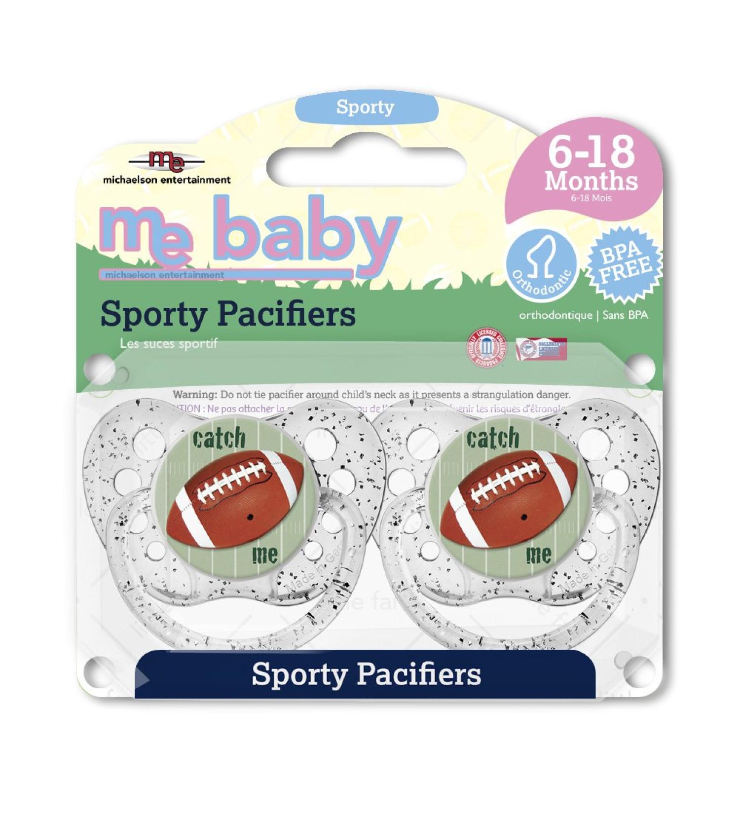 Michaelson Entertainment Pacifier Football - 2 Pack - Buy Online on GoSupps.com