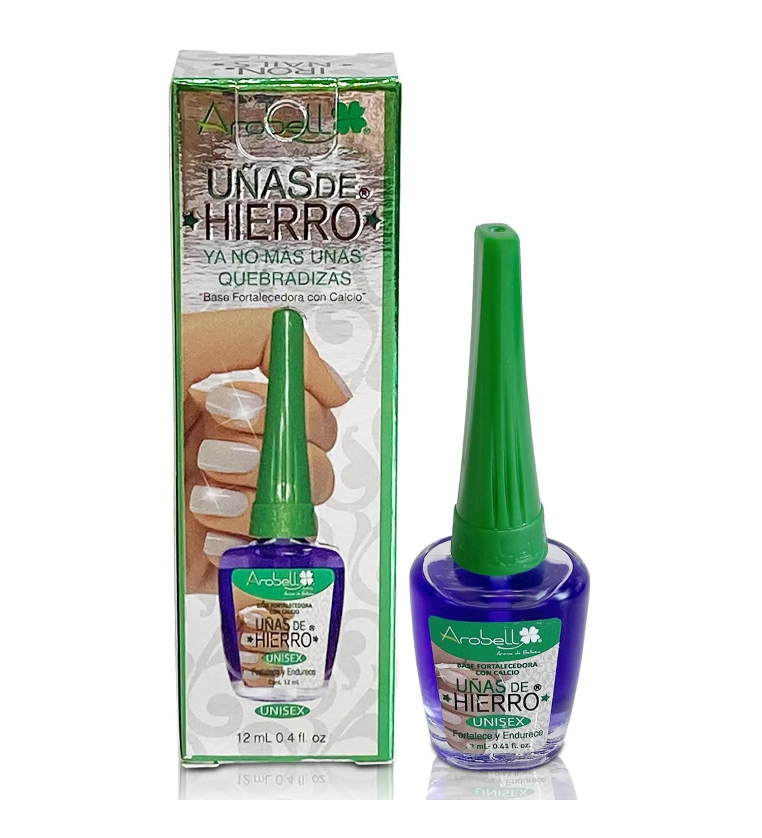 Arobell Iron Nail Hardener 0.4oz - Strengthen Brittle Nails - Unisex Formula - Buy Online on GoSupps.com