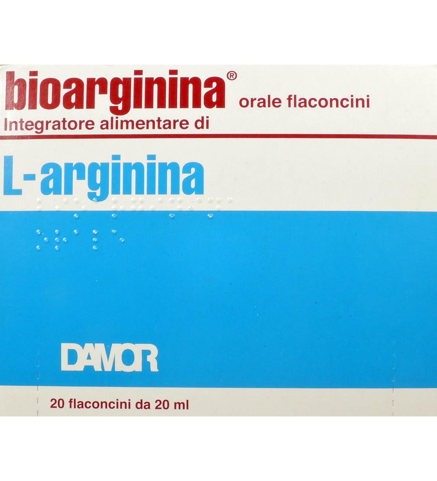 FARMACEUTICI DAMOR SpA Pharmacy Tolstoi_BIOARGININ ORAL 20 BOTTLES OF 20 ML