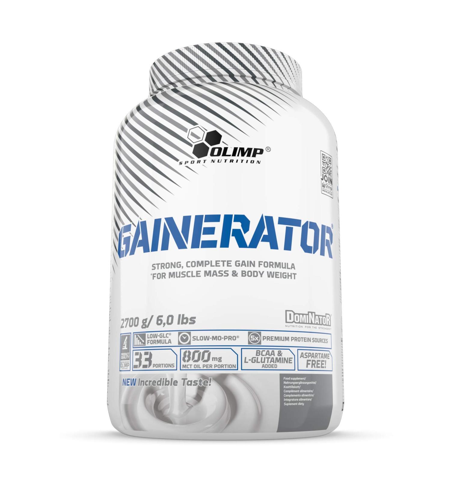 Olimp Sport Nutrition Gainerator 2700g - Premium Vanilla Weight Gainer for Optimal Muscle Growth - Buy Online on GoSupps.com