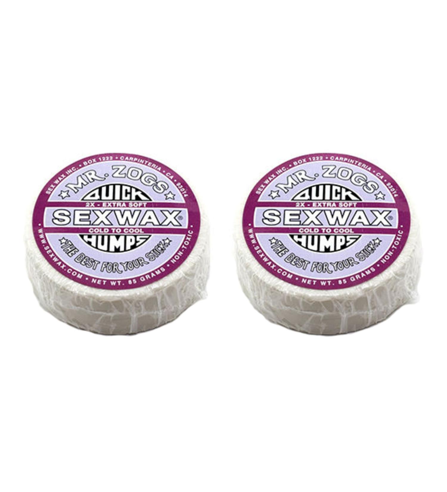 Sex Wax Quick Humps 2X Extra Soft - Purple Twin Pack