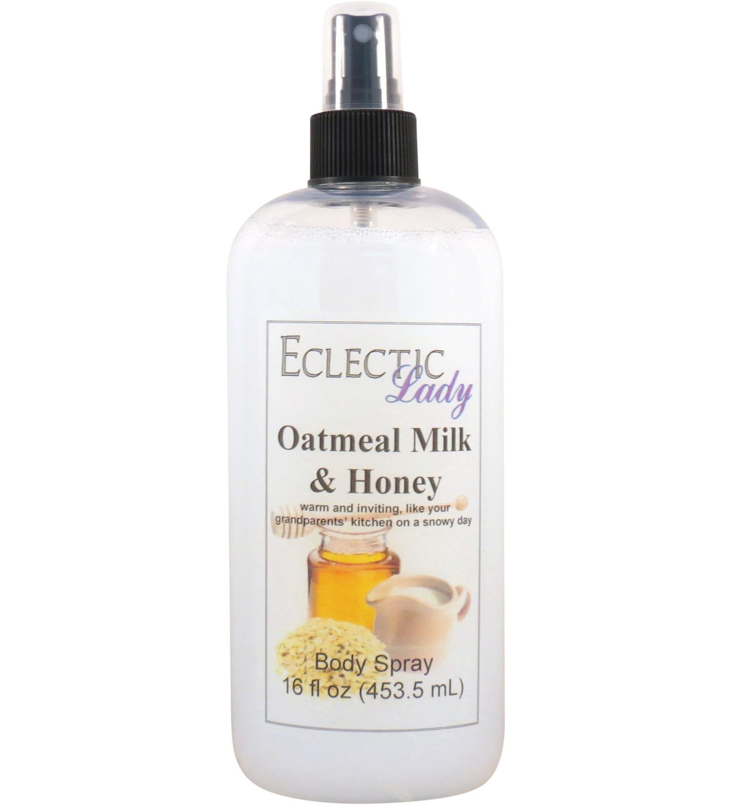 Oatmeal Milk And Honey Body Spray 16 ounces Body Mist for Women with Clean Light & Gentle Fragrance Long Lasting Perfume with Comforting Scent for Men & Women Cologne with Soft Subtle Aroma For 16 Fluid Ounces - Buy Online on GoSupps.com