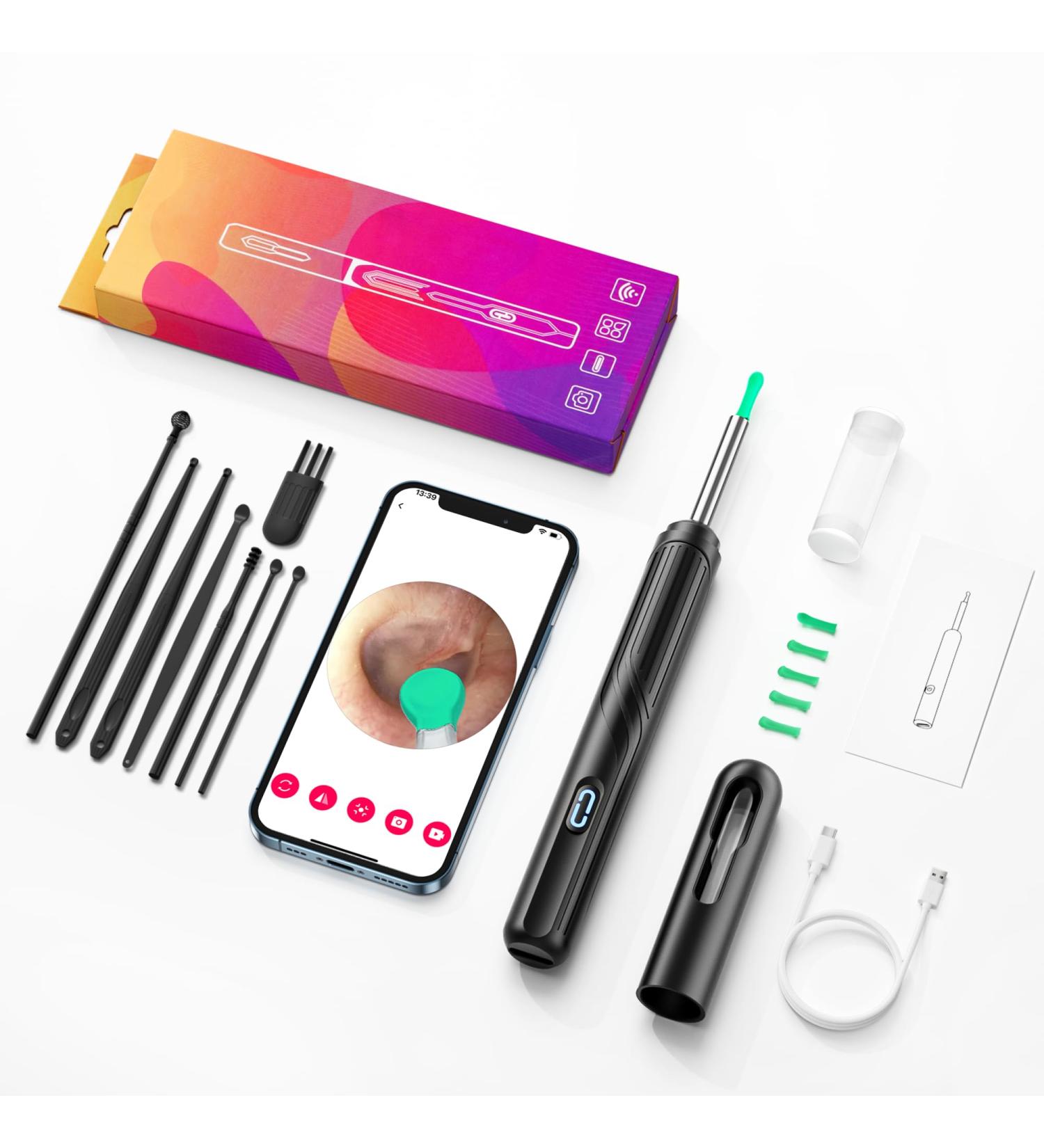 Shop Ear Wax Removal Tool | 1080P HD Visual Cleaner with Phone Connection - International Shipping Available - Buy Online on GoSupps.com