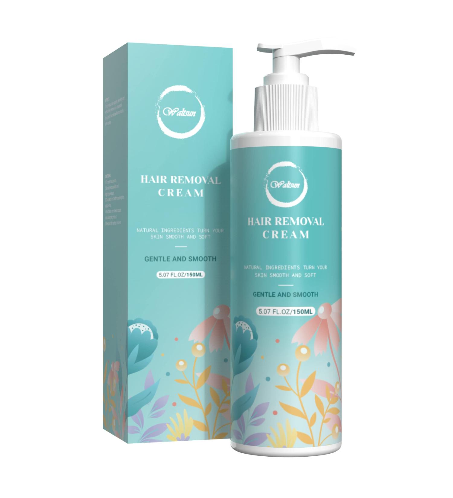 Effective Painless Hair Removal Cream for Body & Intimate Parts - All Skin Types - Depilatory Cream for Women & Men - Buy Online on GoSupps.com