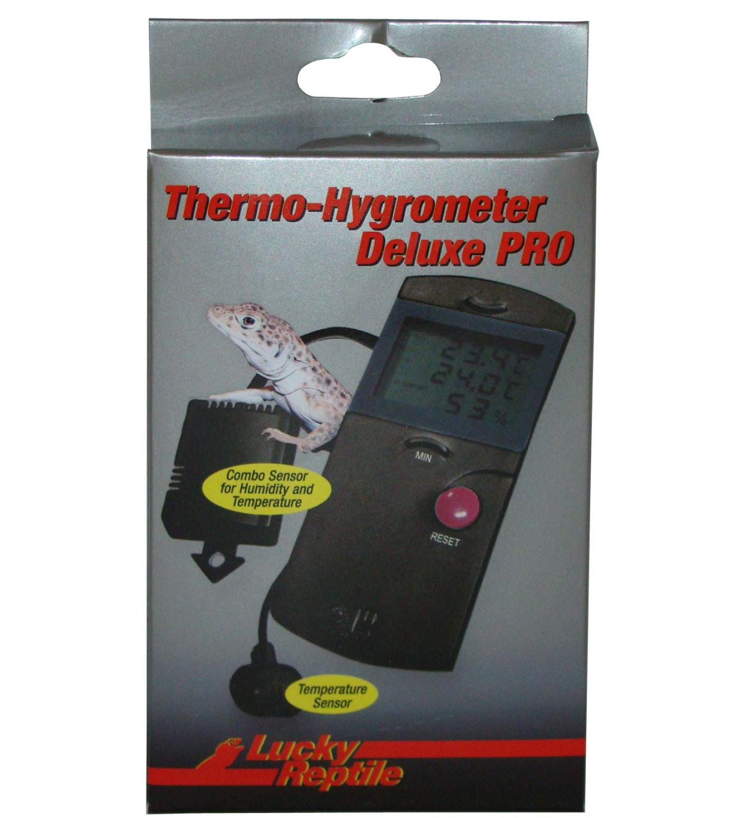 Lucky Reptile LTH-34 Thermometer Hygrometer Deluxe PRO - Buy Online on GoSupps.com