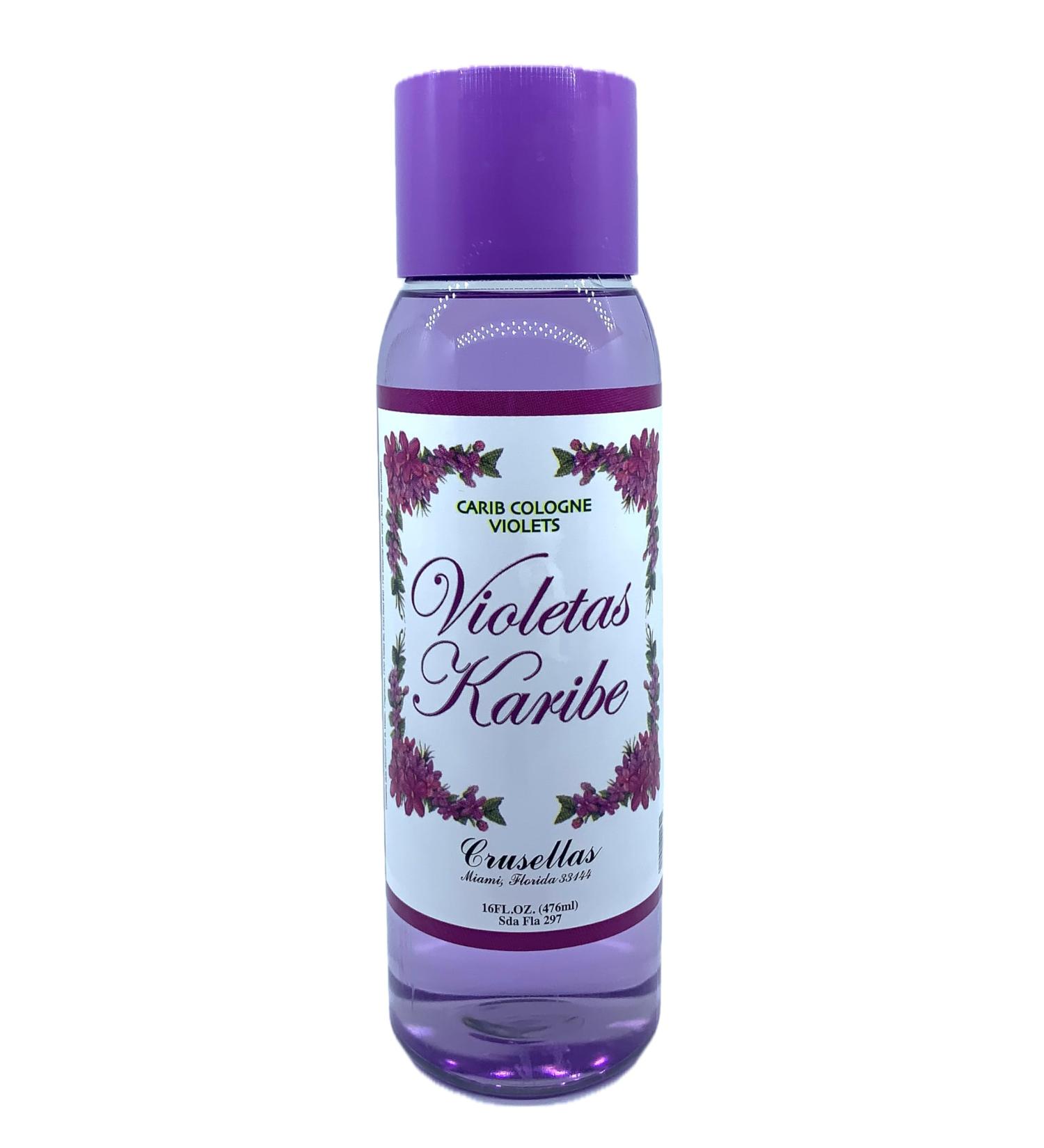 Violetas Karibe (Caribbean Violets) Splash Cologne 16 Fl. Oz. 16 Fl Oz (Pack of 1)
