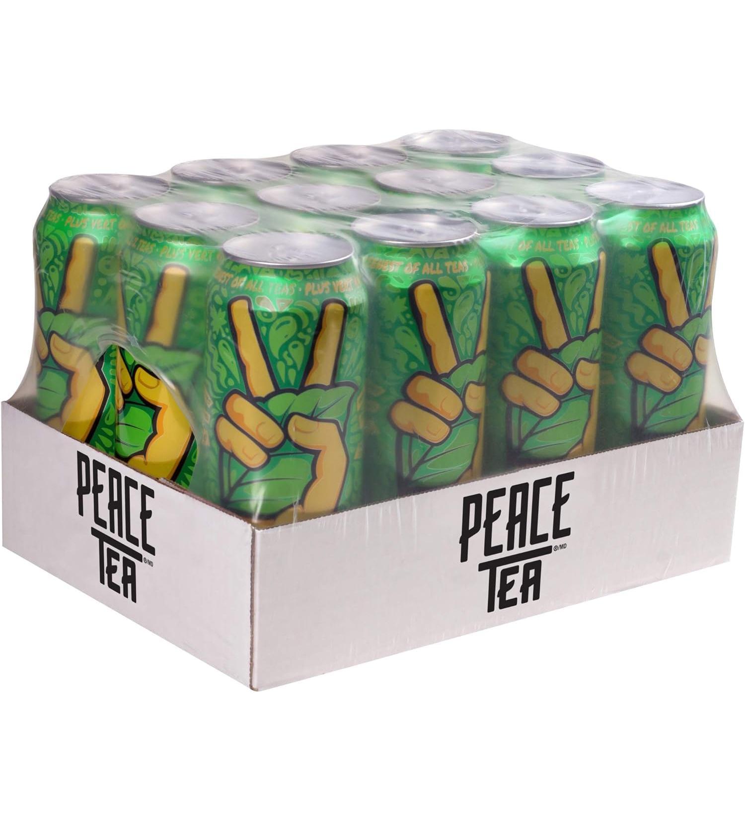 Peace Tea Greenest of All Teas 695mL Cans Pack of 12 - Buy Online on GoSupps.com