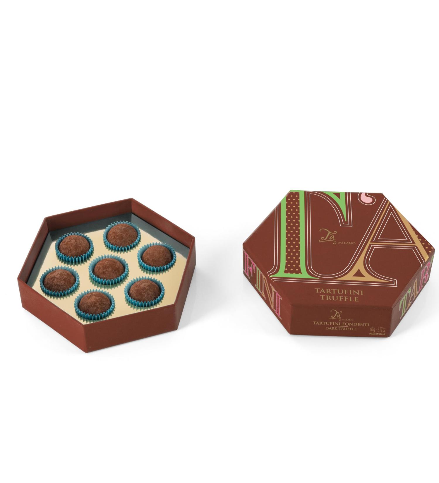 T'a Milano Tower 7 Artisanal Dark Chocolate and Pistachio Truffles - Buy Online on GoSupps.com