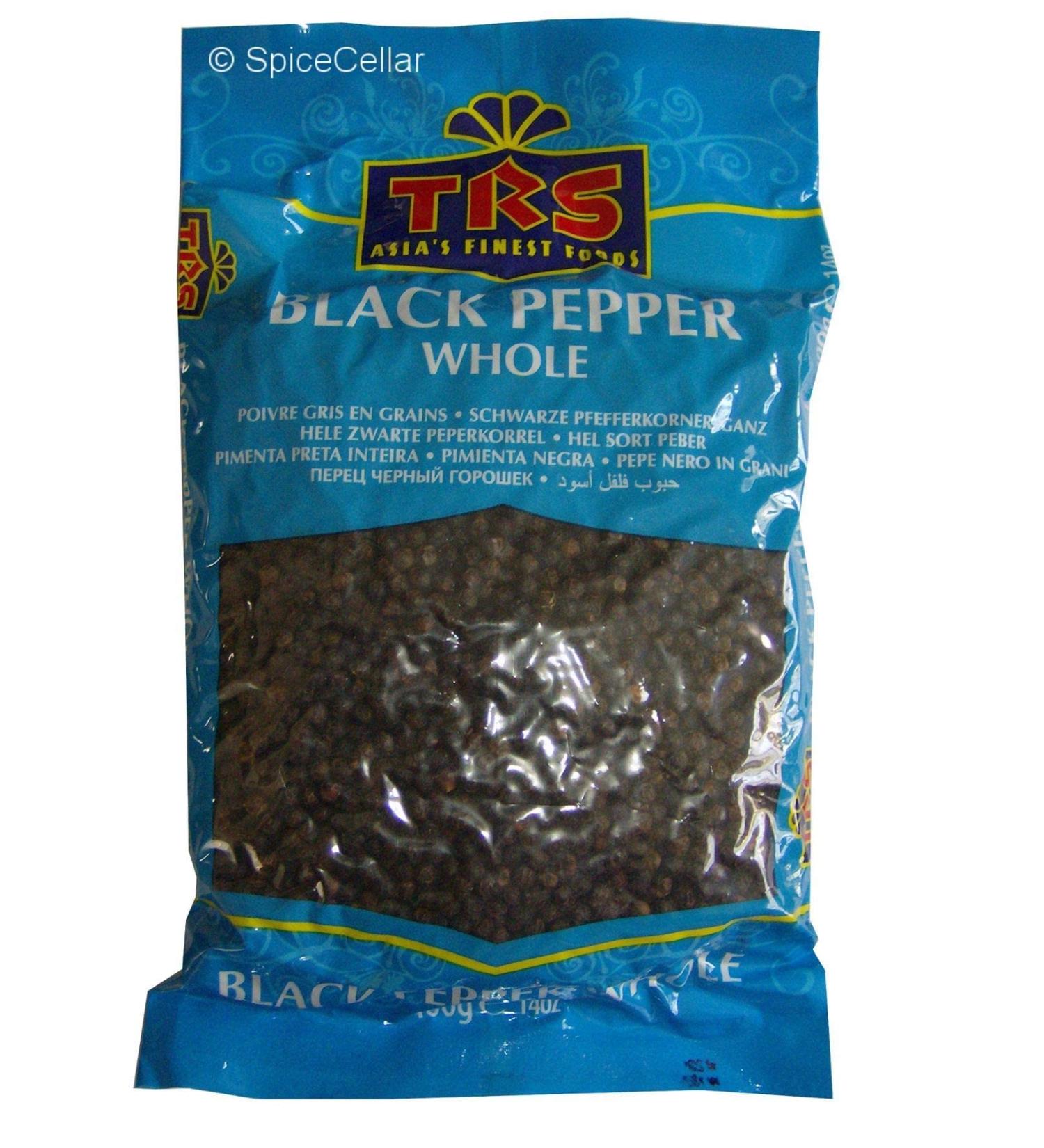 TRS - Whole black pepper 400g (400g) 400 g (Pack of 1)