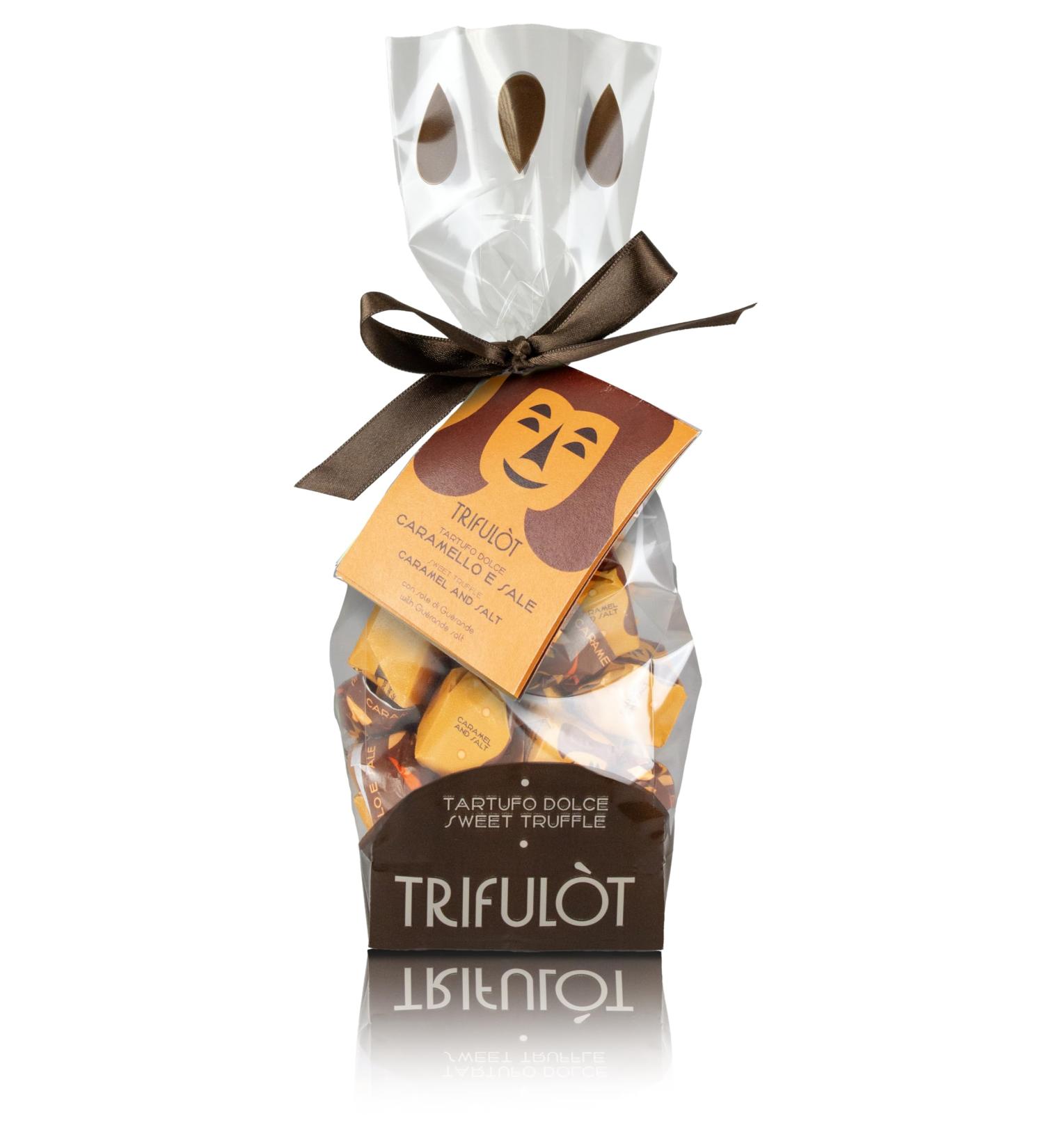Tartuflanghe - TRIFULL MINI SWEET CARAMELL & SALBA Praline D'ALBA - 180 g New design 2024