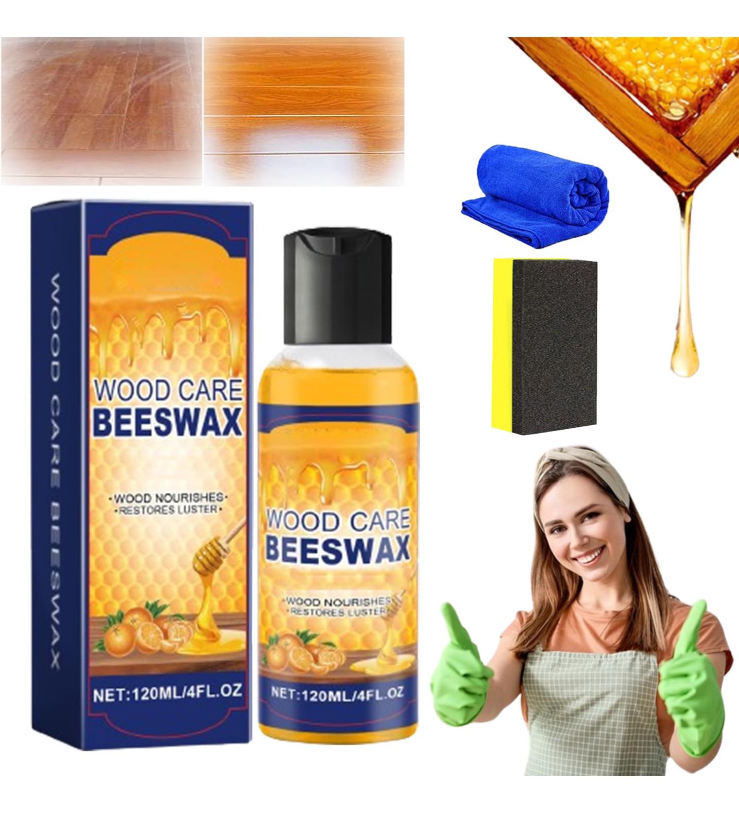 2024 New Natural Micro-Molecularized Beeswax Bees Wax Furniture Polish and Cleaner Wood Cleaner and Polish Furniture Beeswax Spray for Furniture Care Polishing (1pcs) - Buy Online on GoSupps.com