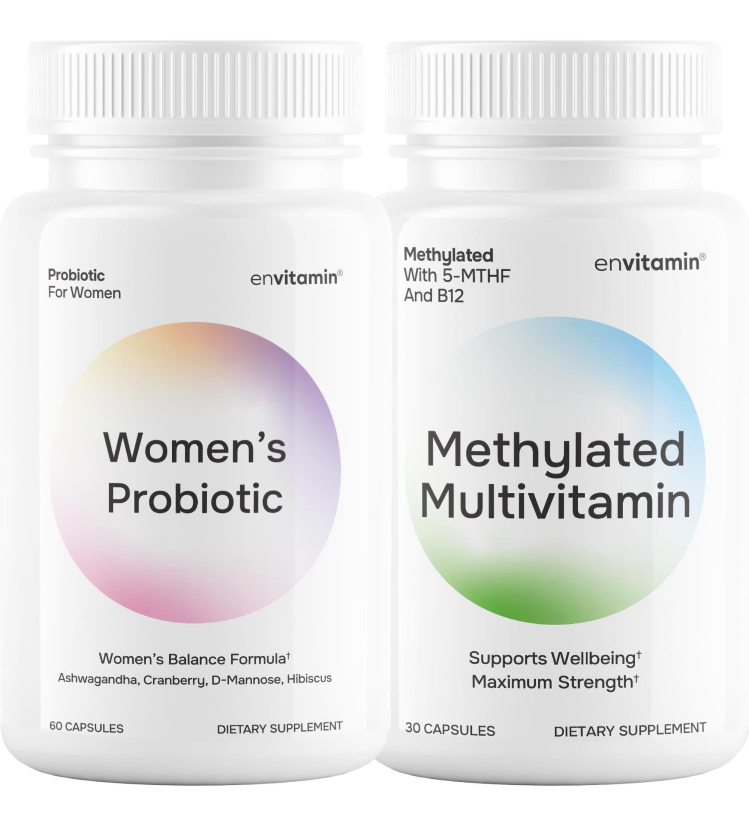 Probiotic for Women & Methylated Multivitamin - Buy Online on GoSupps.com