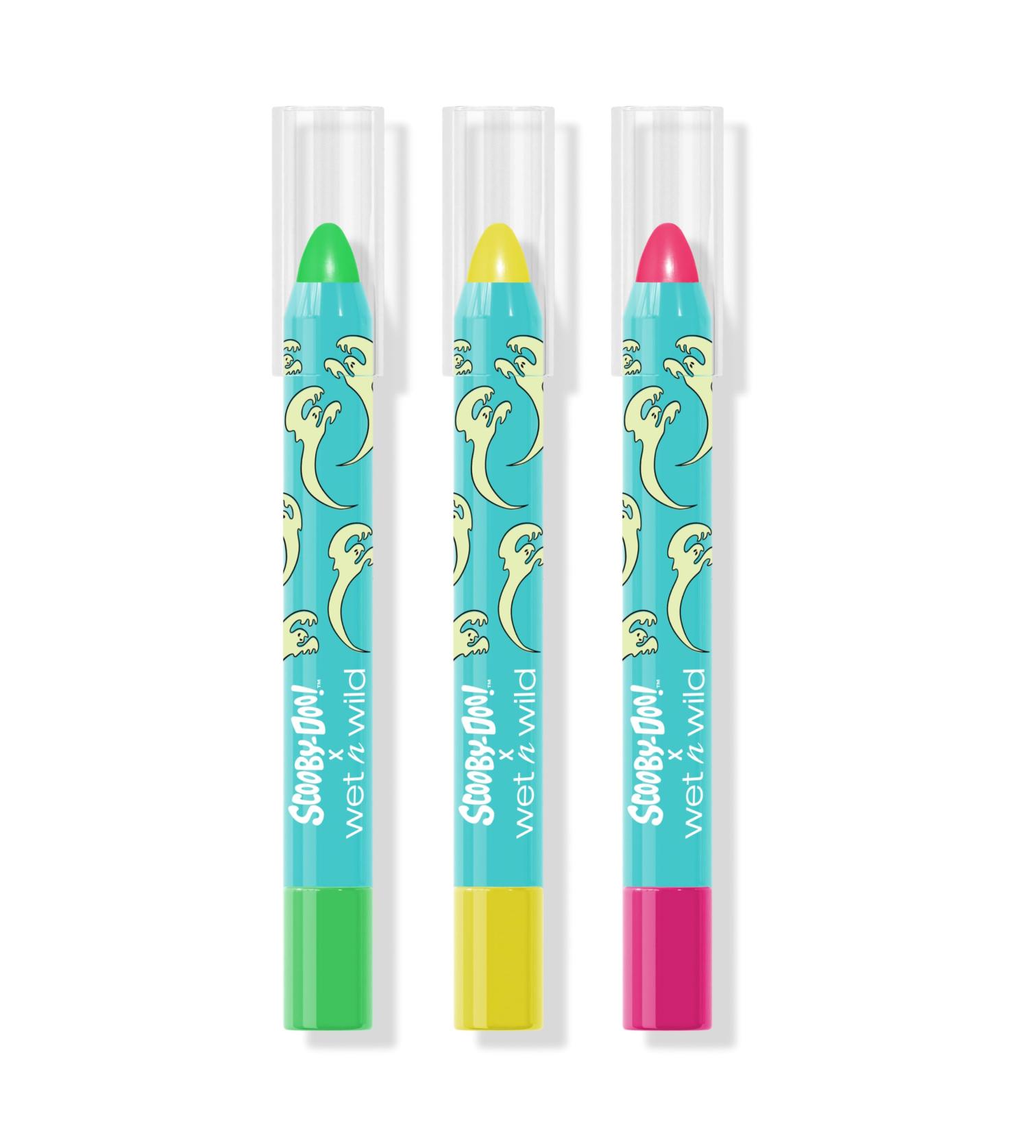 Buy Wet n Wild Scooby Doo Collection Glow Madness - 3-Piece UV Glow Face & Body Crayon Set | International Shipping - Buy Online on GoSupps.com