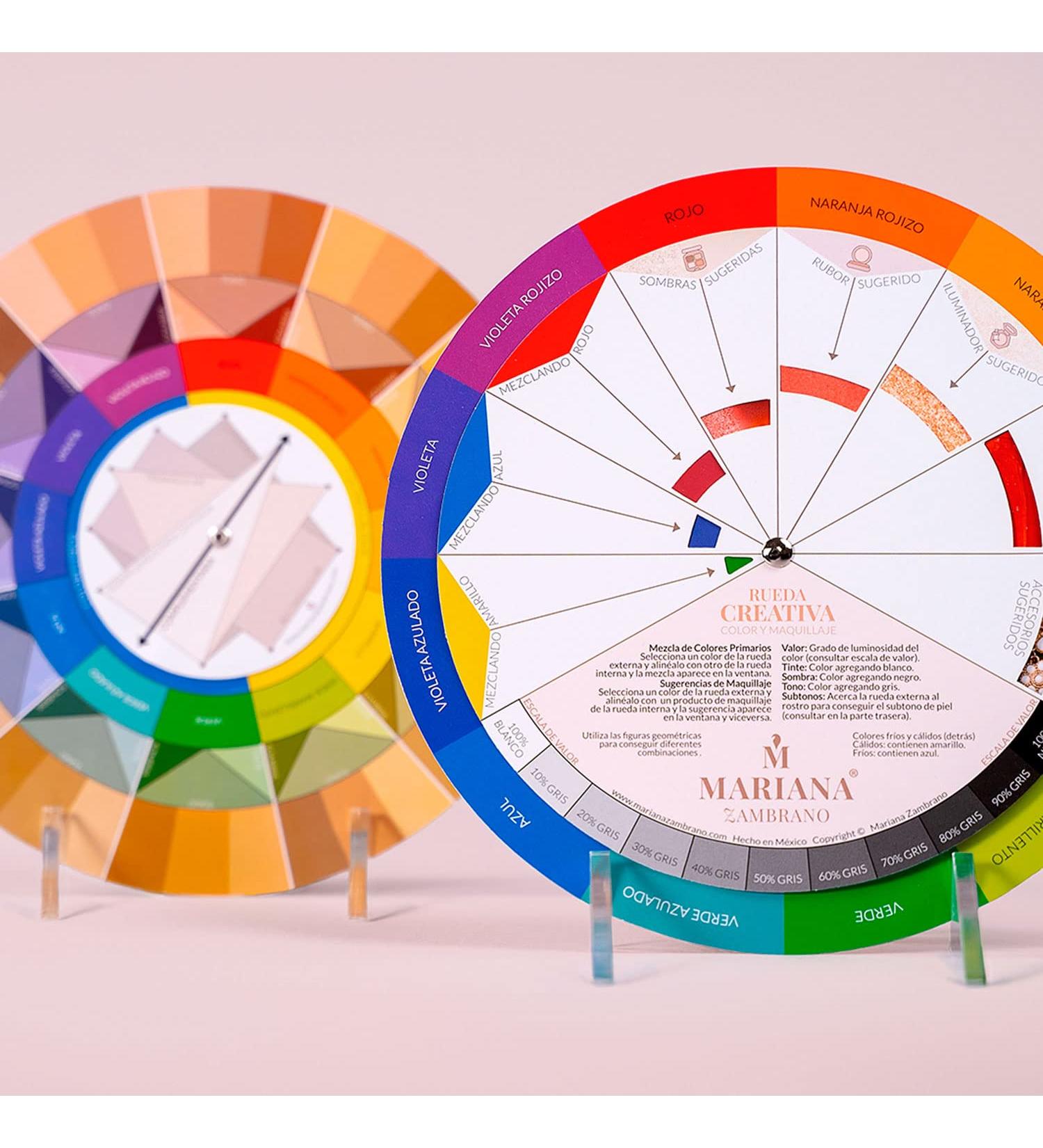 Creative Color and Makeup Wheel by Mariana Zambrano - Vibrant Shades for Flawless Beauty | International Shipping Available - Buy Online on GoSupps.com