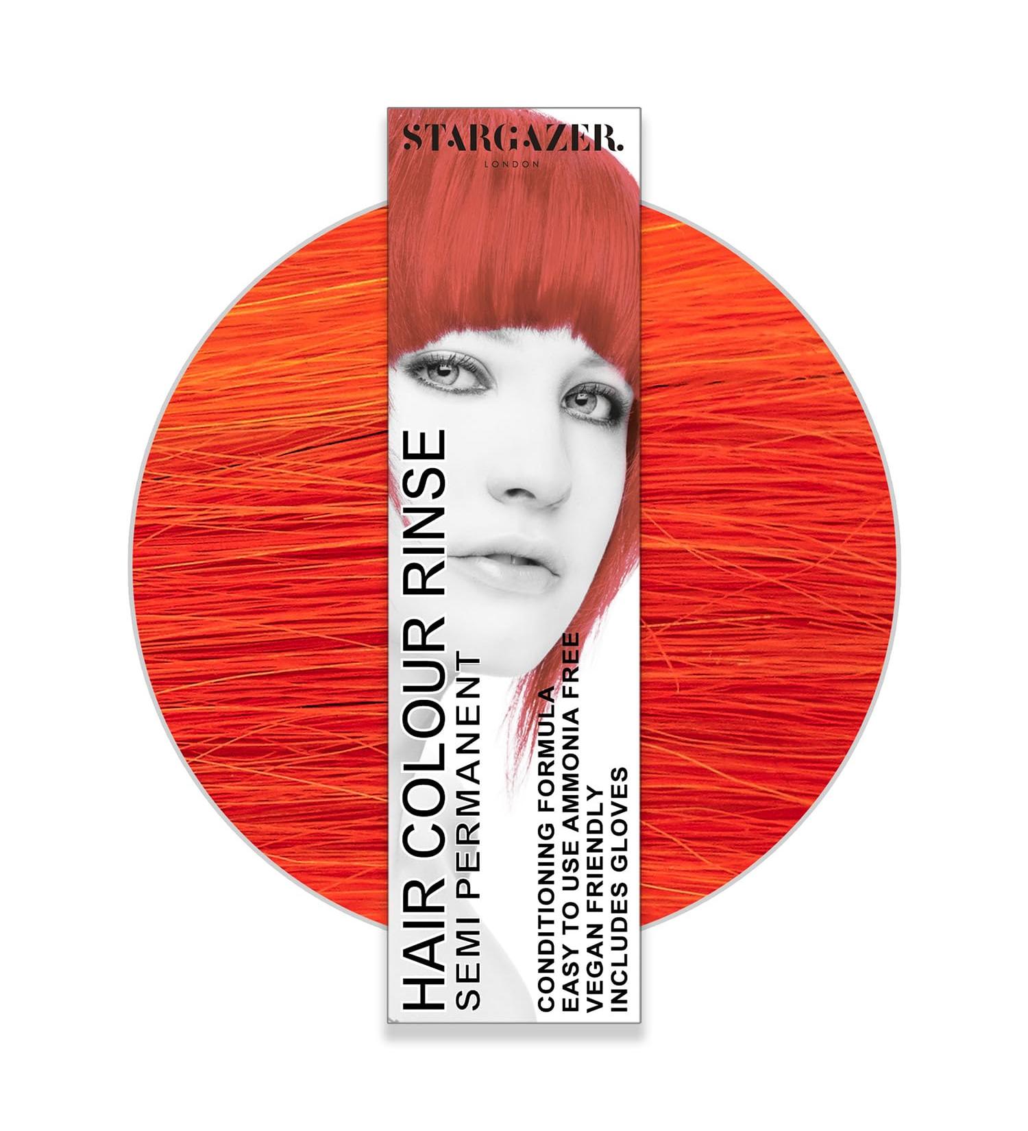 Stargazer UV Red Semi Permanent Hair Dye 70ml - Vibrant UV Red Shade (1 Pack) - Buy Online on GoSupps.com