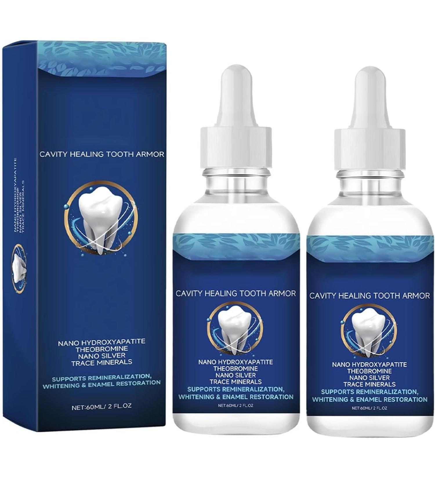 LIOZXIUT Dentite Cavity Healing Tooth Armor Dentite Tooth Armor Dentite Cavity Healing Tooth Armor Liquid Dentite Cavity Tooth Armor Helps Keep Gum He lthy (2pcs) Transparent - Buy Online on GoSupps.com