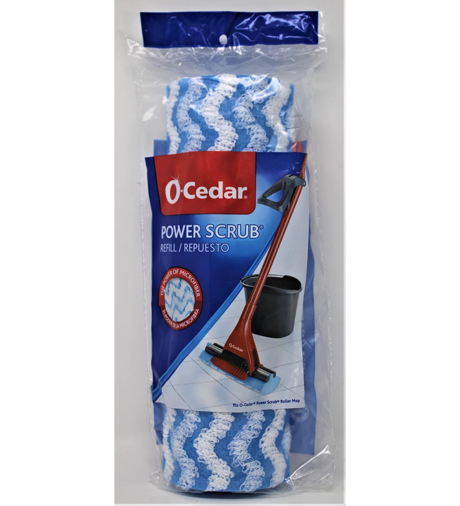 O-Cedar Power Scrub 10 Roller Mop Refill - Sponge Microfiber - 1 pk - Buy Online on GoSupps.com