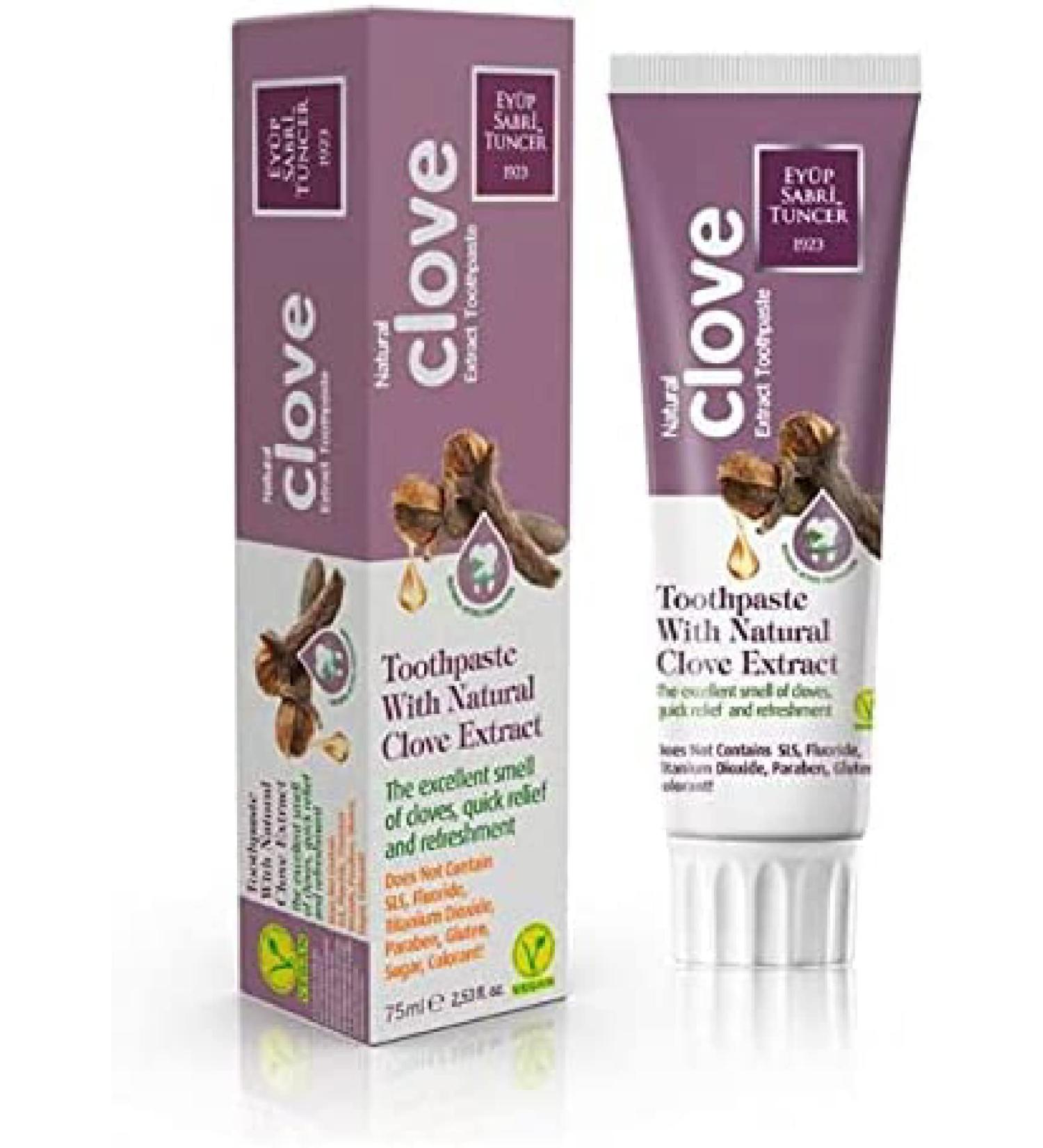 Eyup Sabri Tuncer EST1923 Toothpaste Series - Natural Clove Oil 75ml | International Shipping Available - Buy Online on GoSupps.com