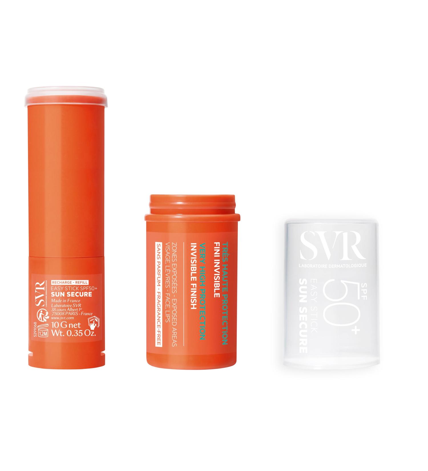 SVR Sun Secure Easy Stick Refill LSF50+ Very High Invisible Sun Protection 10 g Navulverpakking - Buy Online on GoSupps.com