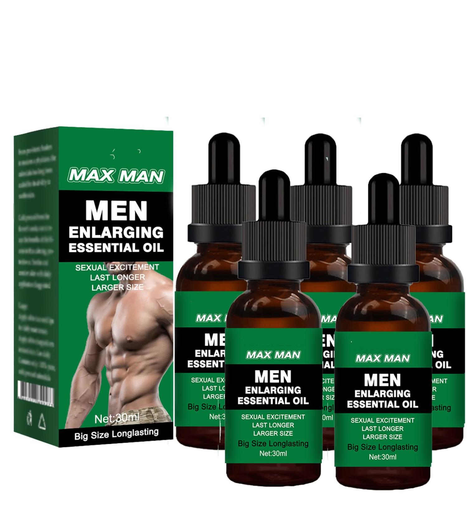 Huile d'agrandissement du p nis paississement du p nis croissance largissement du p nis am lioration de l' rection et retardement de l' jaculation. (Gr n 5PC) - Buy Online on GoSupps.com