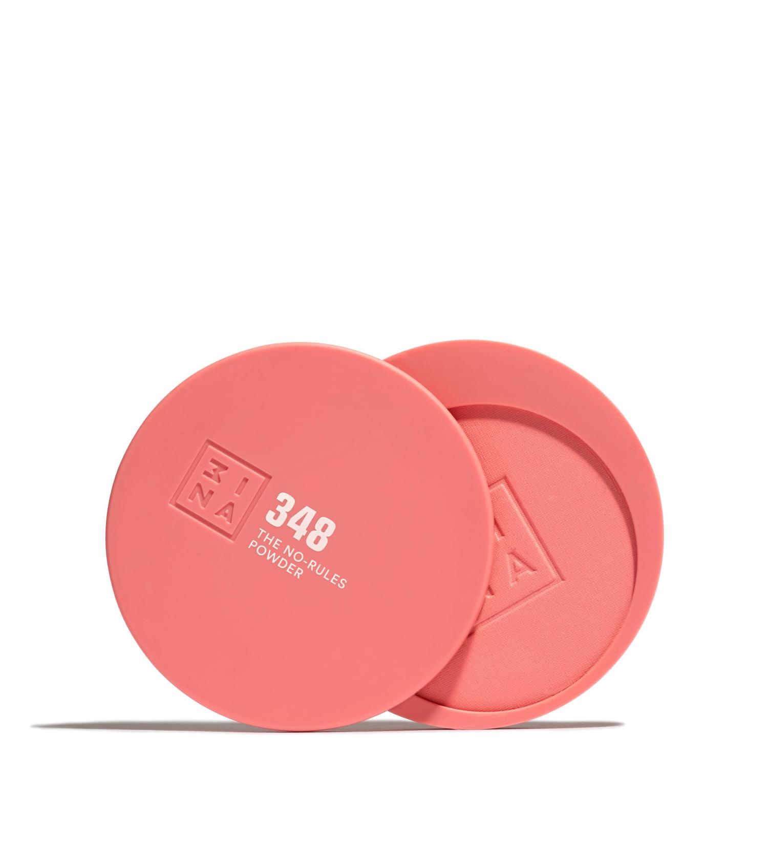  3ina 3INA MAKEUP - The No-Rules Powder 348 - Light Pink - 3-in-1 Compact Powder Light Pink for Eyes Lips and Face - Powder with Hyaluronic Acid and Ceramic - Lightweight Formula - Vegan - Buy Online on GoSupps.com