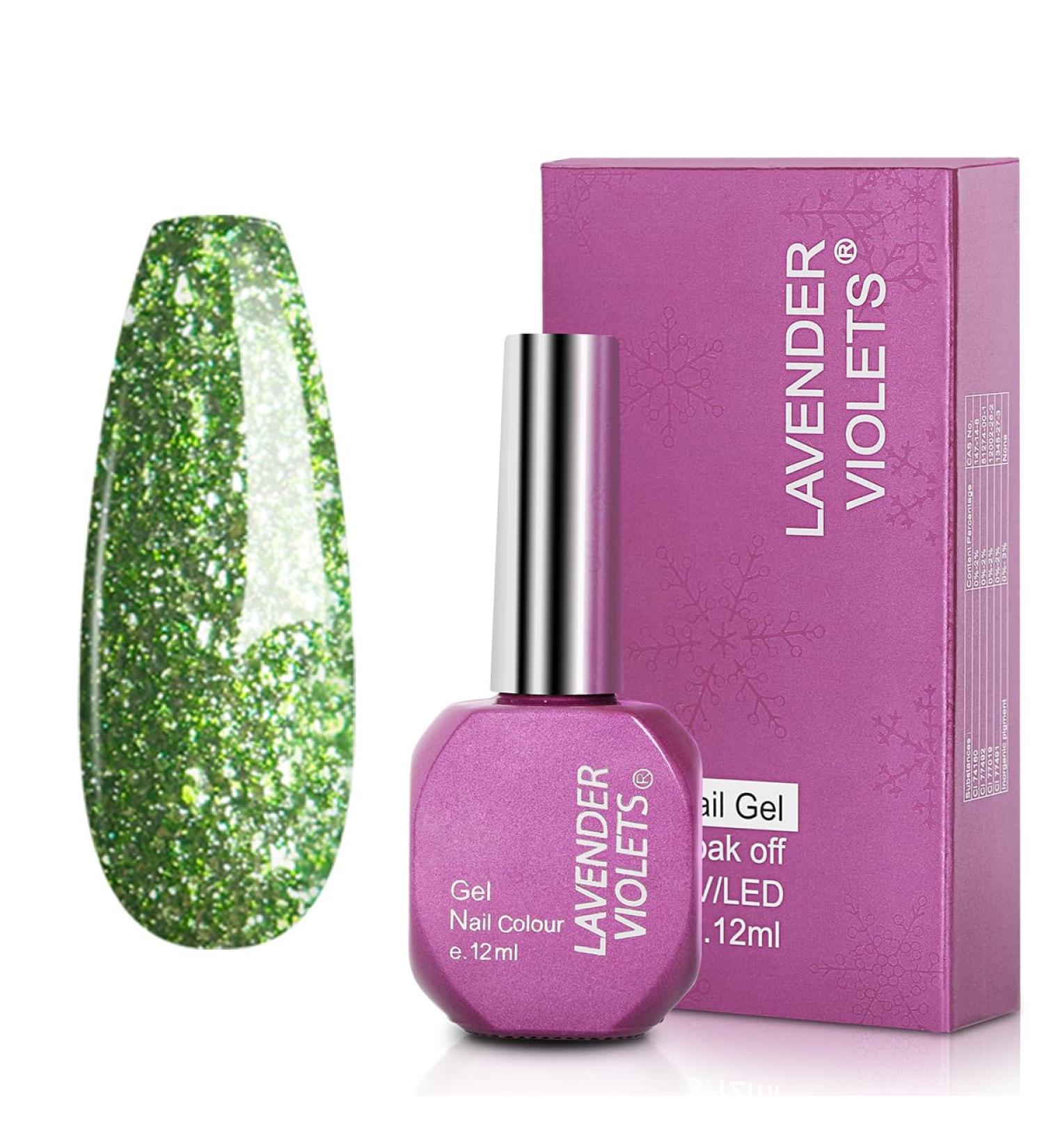 Lavender Violets 12ml Gel Nail Polish | UV LED Soak Off | Salon Quality Spring Green H543 - Buy Online on GoSupps.com