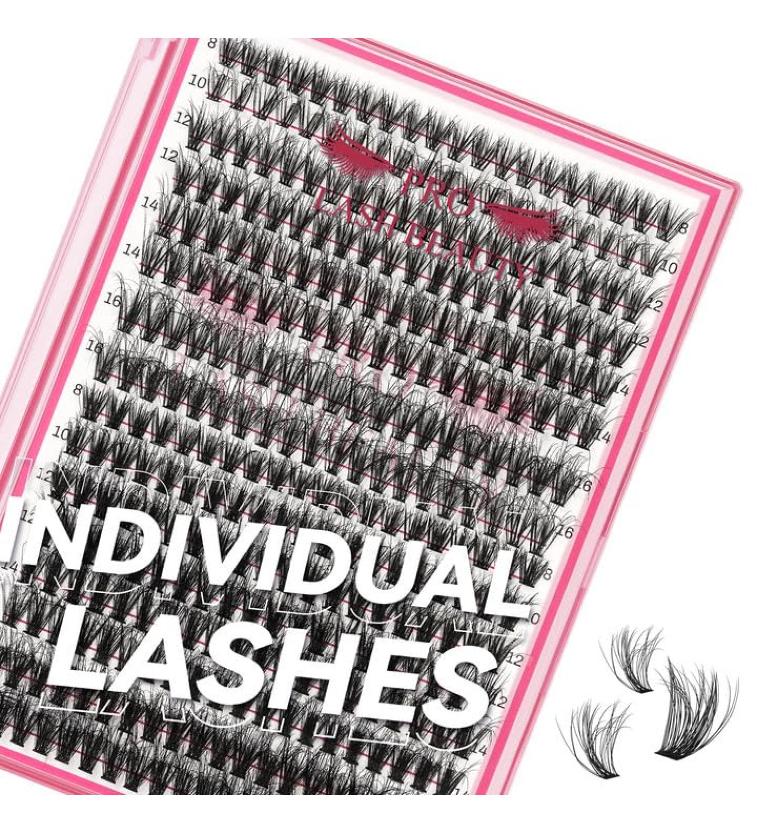 320 Pcs 30D+40D Mixed 3D Fluffy Cluster Lashes for DIY Self Application at Home - 8-16 Mix | Eyelash Extension Look - Buy Online on GoSupps.com