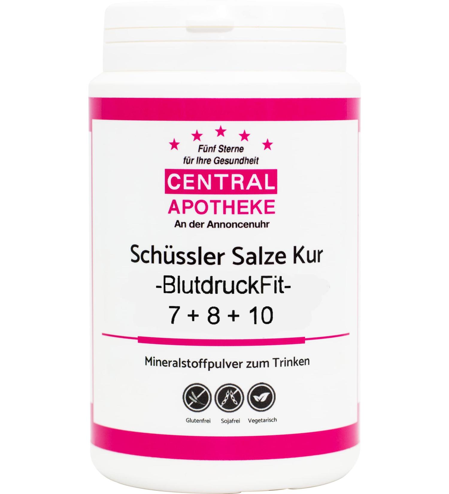  Casida Sch ssler Blood Pressure Salts Fit 7 + 8 + 10 Pharmacy Salts 225 g - Buy Online on GoSupps.com