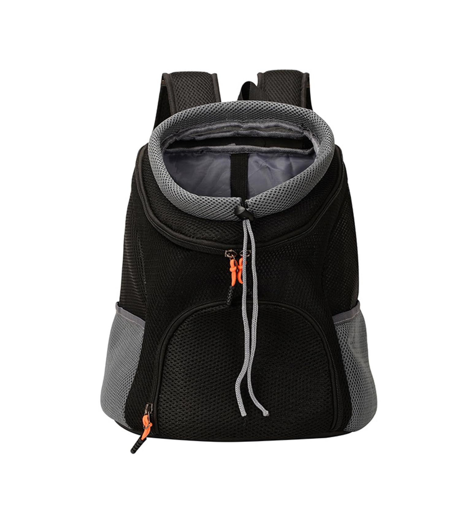 Dog Carrier Backpack for Small Medium Sized Dogs Rucksack Skylight Design Lightweight Breathable Material Built-in Safeguard Buckle for Hiking Cycling 31 cm L x 22 cm W x 32 cm H Black - Buy Online on GoSupps.com