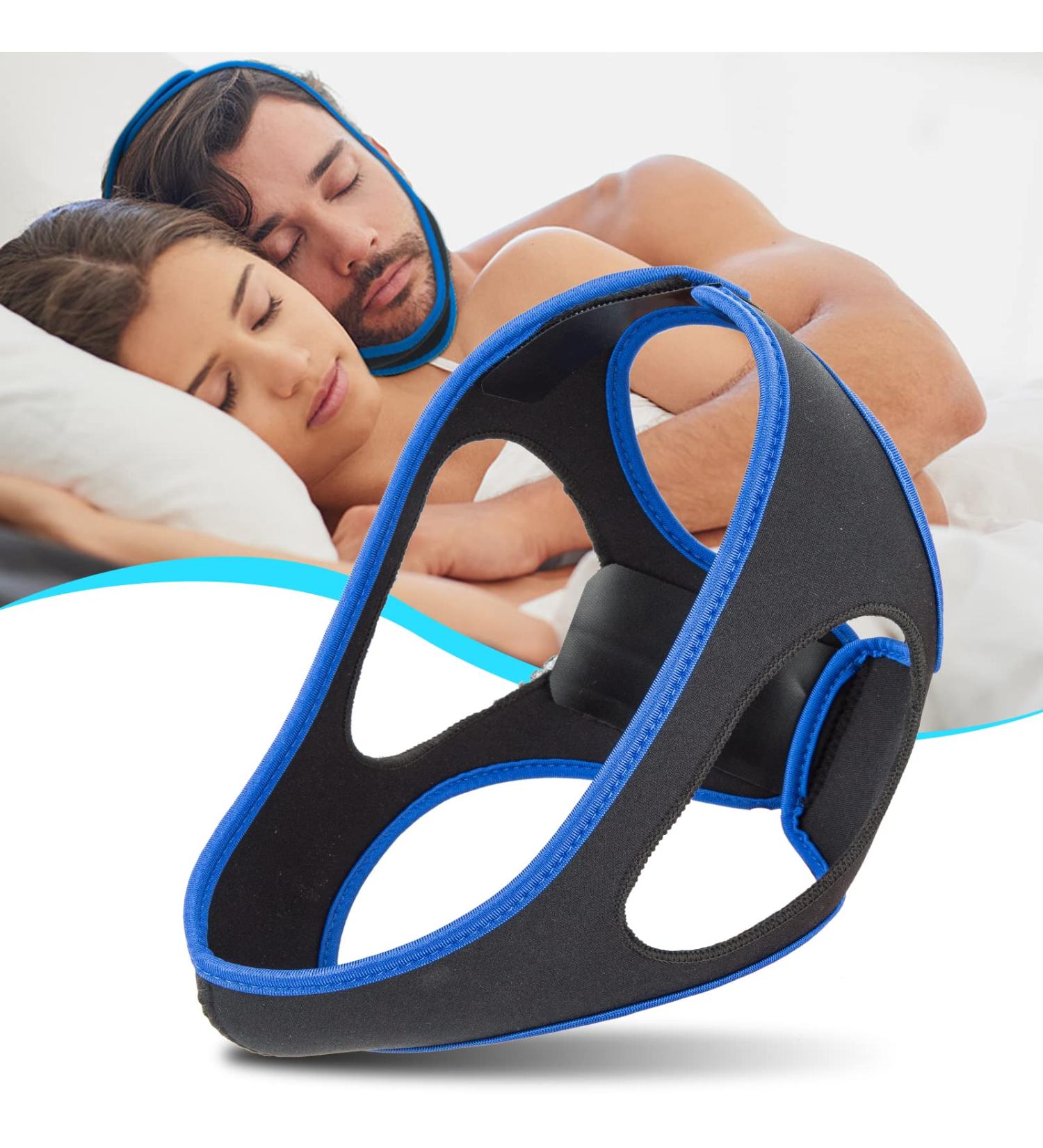 2023 Anti Snoring Devices - Adjustable Chin Strap for Men & Women | Effective Snoring Aids for Better Sleep - Buy Online on GoSupps.com