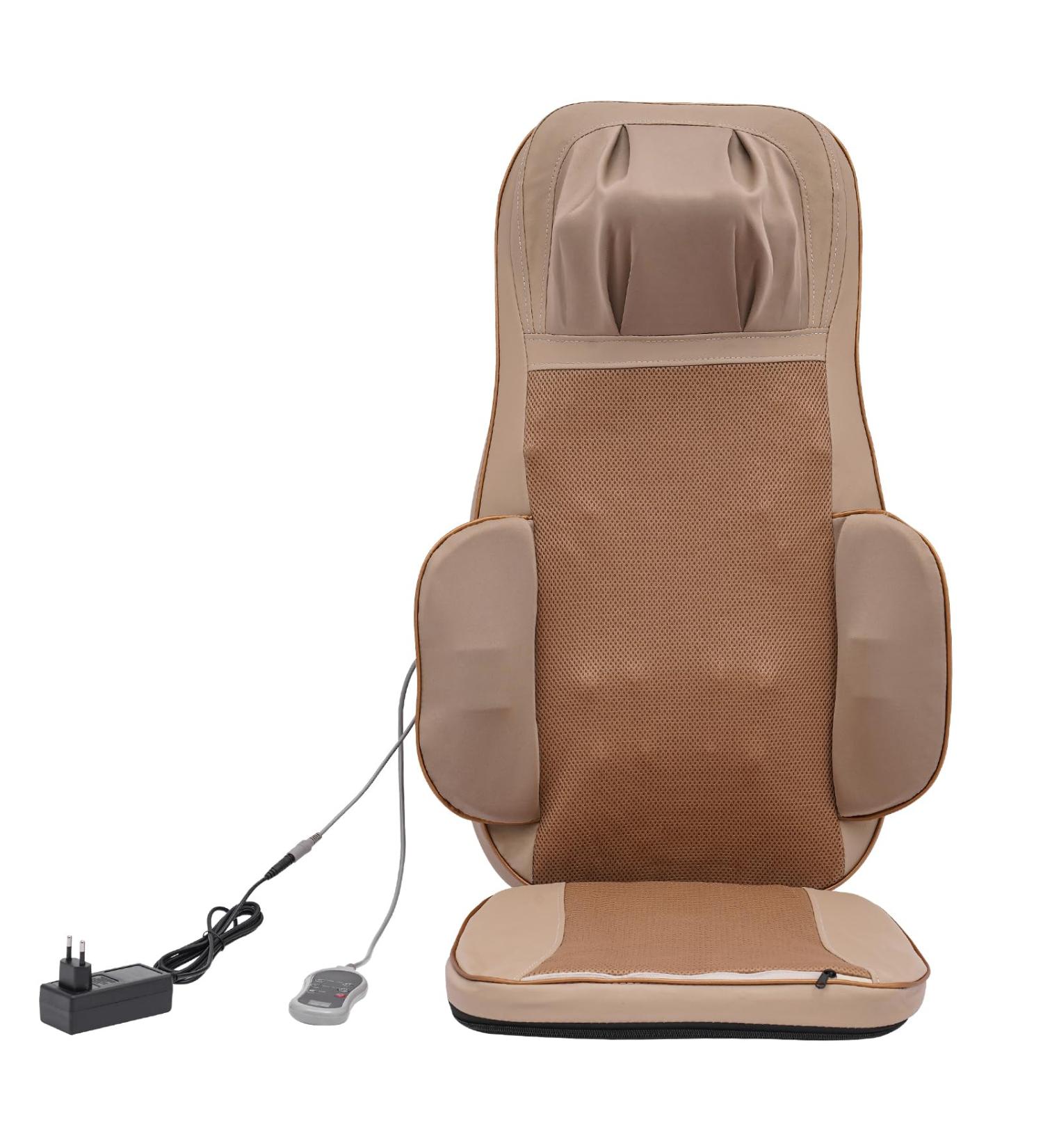 Massage Seat Pad with Remote Control - Deep Neck Back & Shoulder Massage for Ultimate Relaxation - Buy Online on GoSupps.com